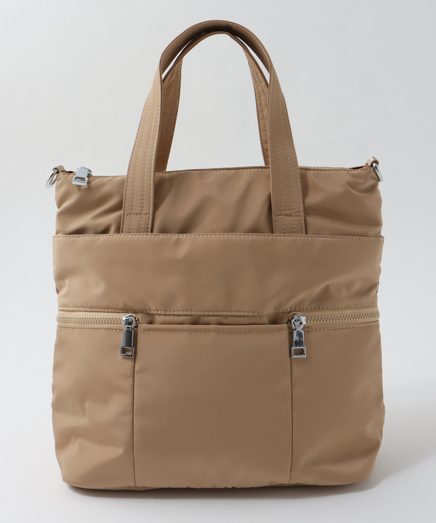 ナイロンスクエア3Wayリュックトート