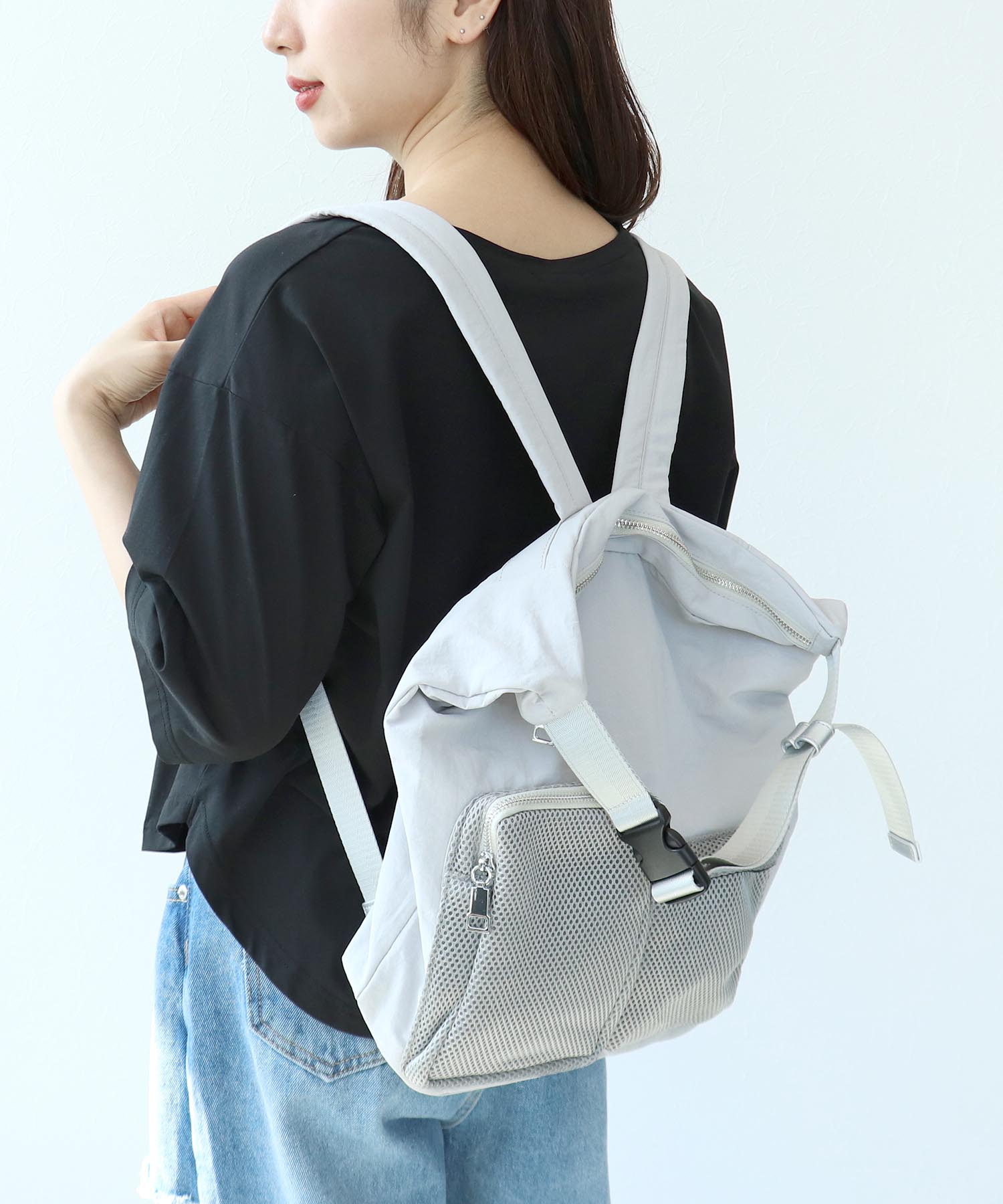 撥水ナイロン2Wayリュック