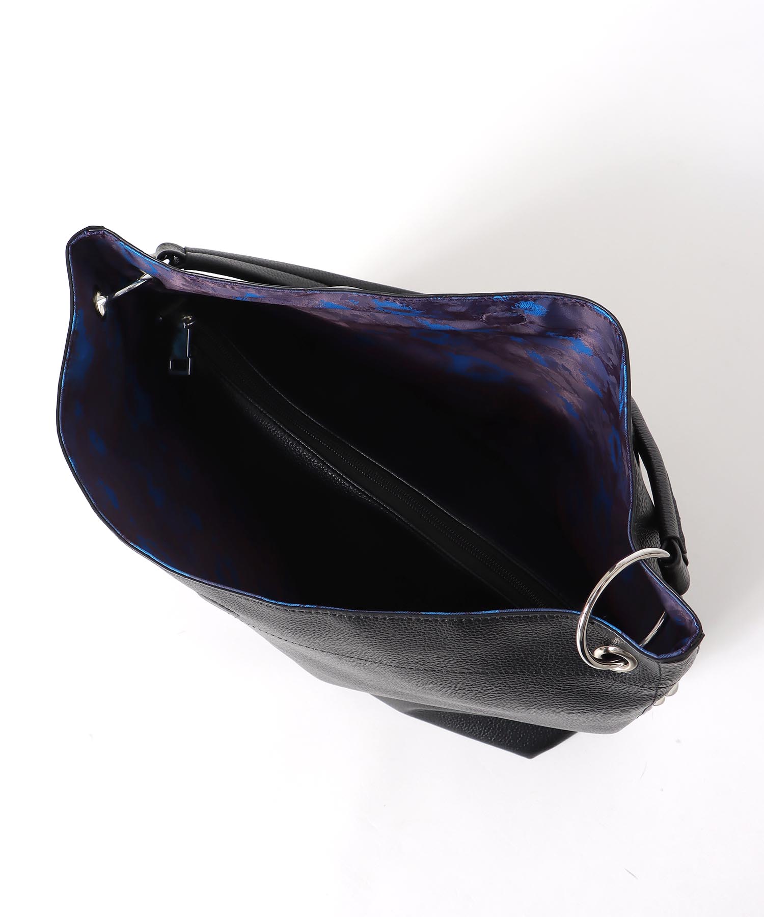 合皮×プリントリバーシブルトート