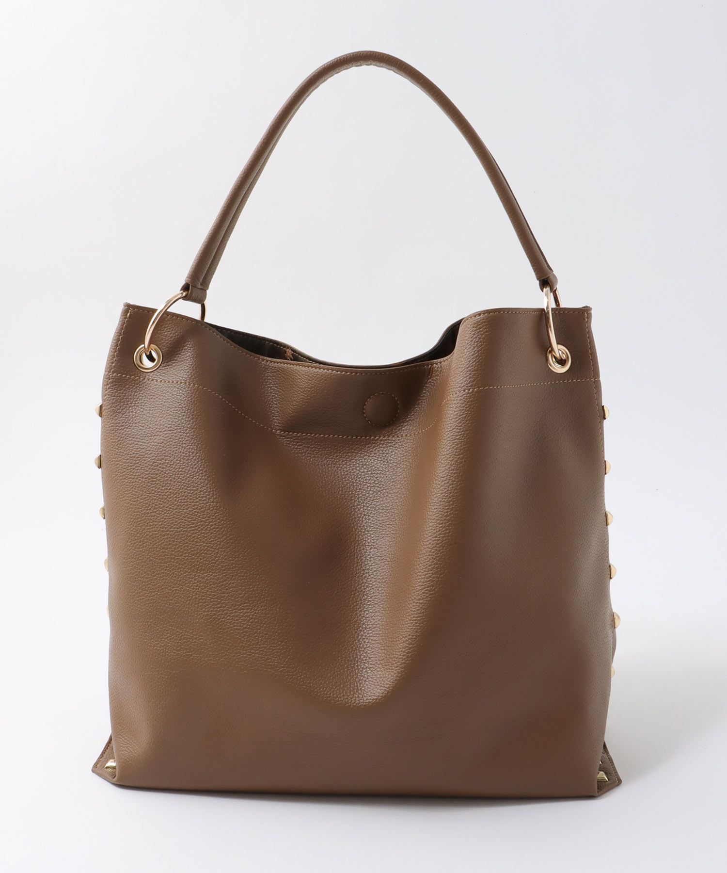 合皮×プリントリバーシブルトート