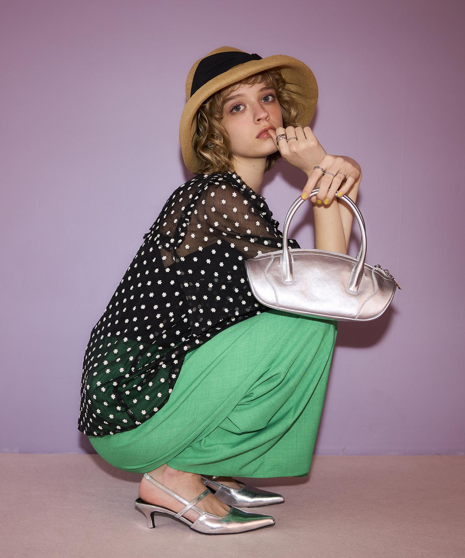 牛革横長2Wayミニボストンバッグ