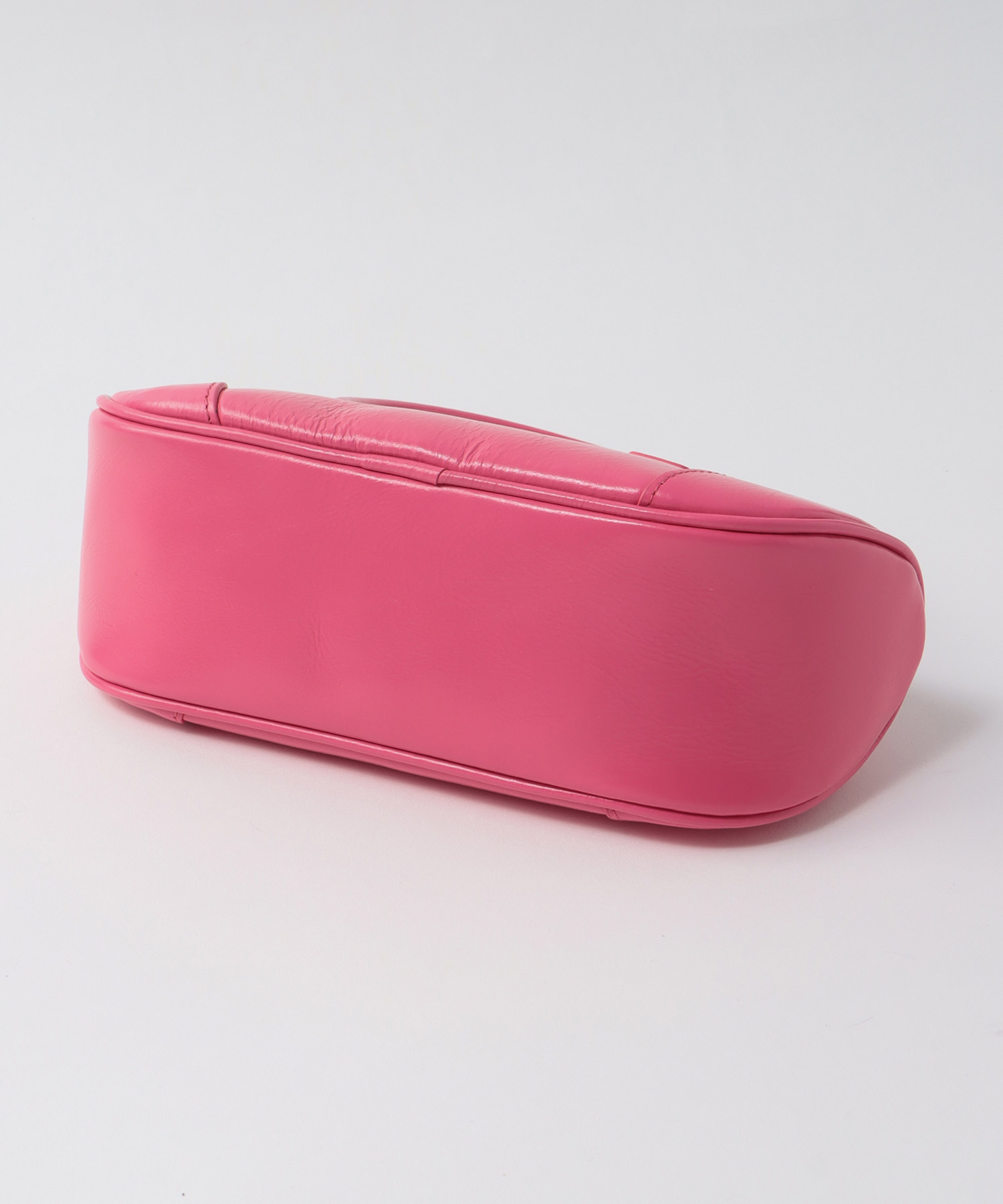 牛革横長2Wayミニボストンバッグ