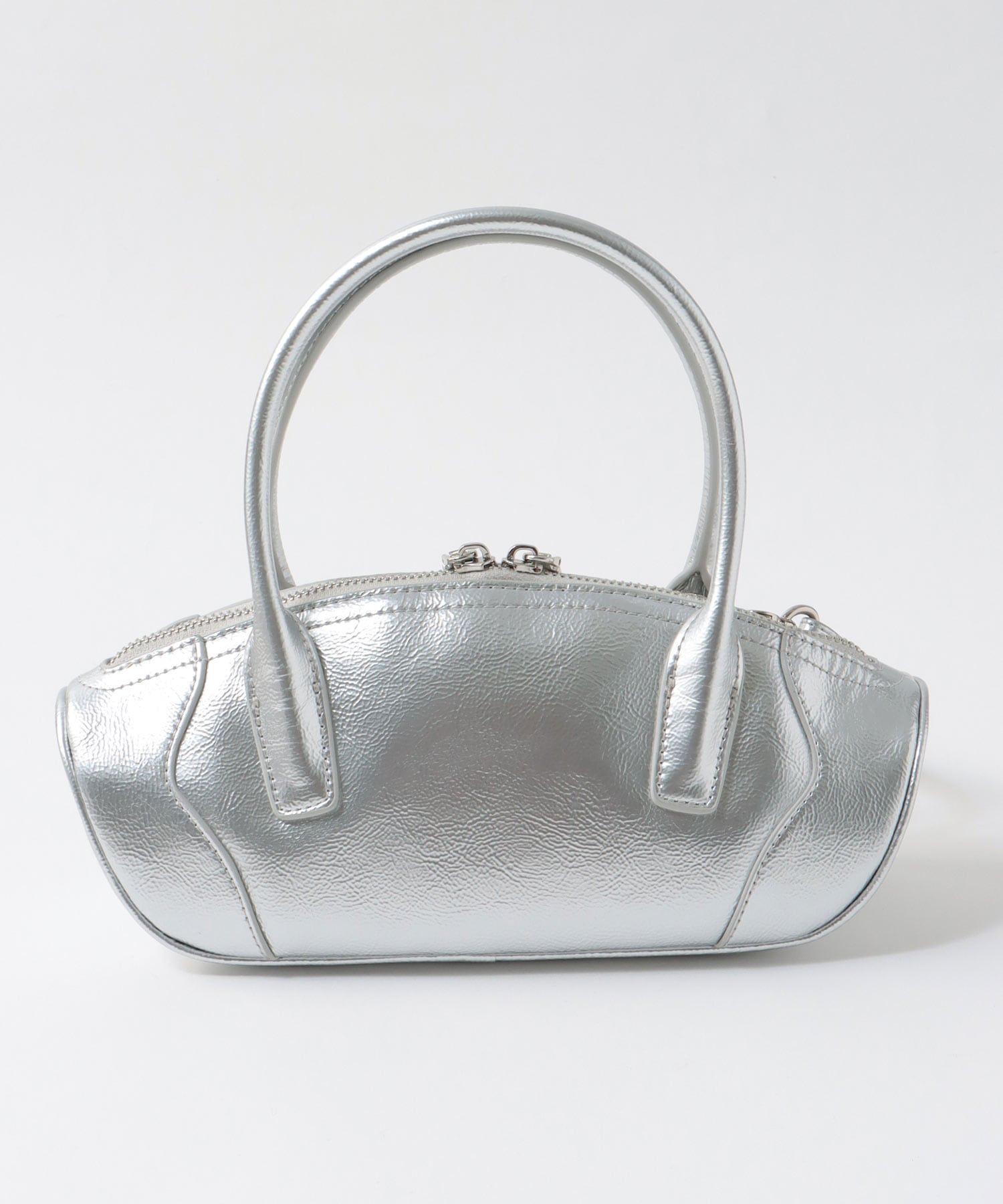 牛革横長2Wayミニボストンバッグ