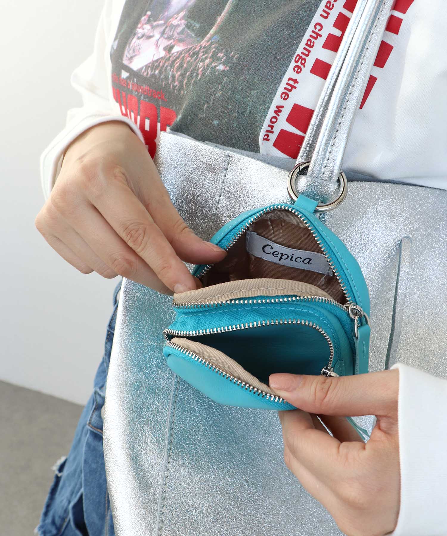 ラムレザーぷっくり3WAYチャーム