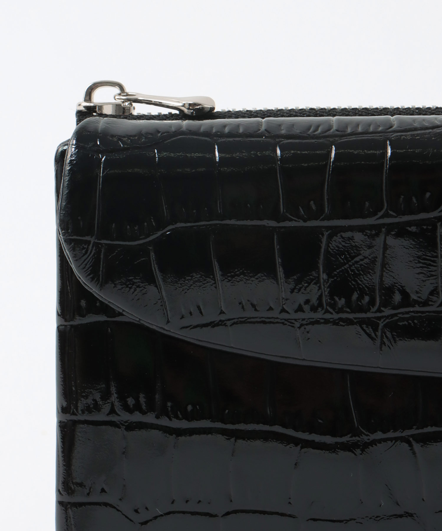 牛革クロコ型押し長財布