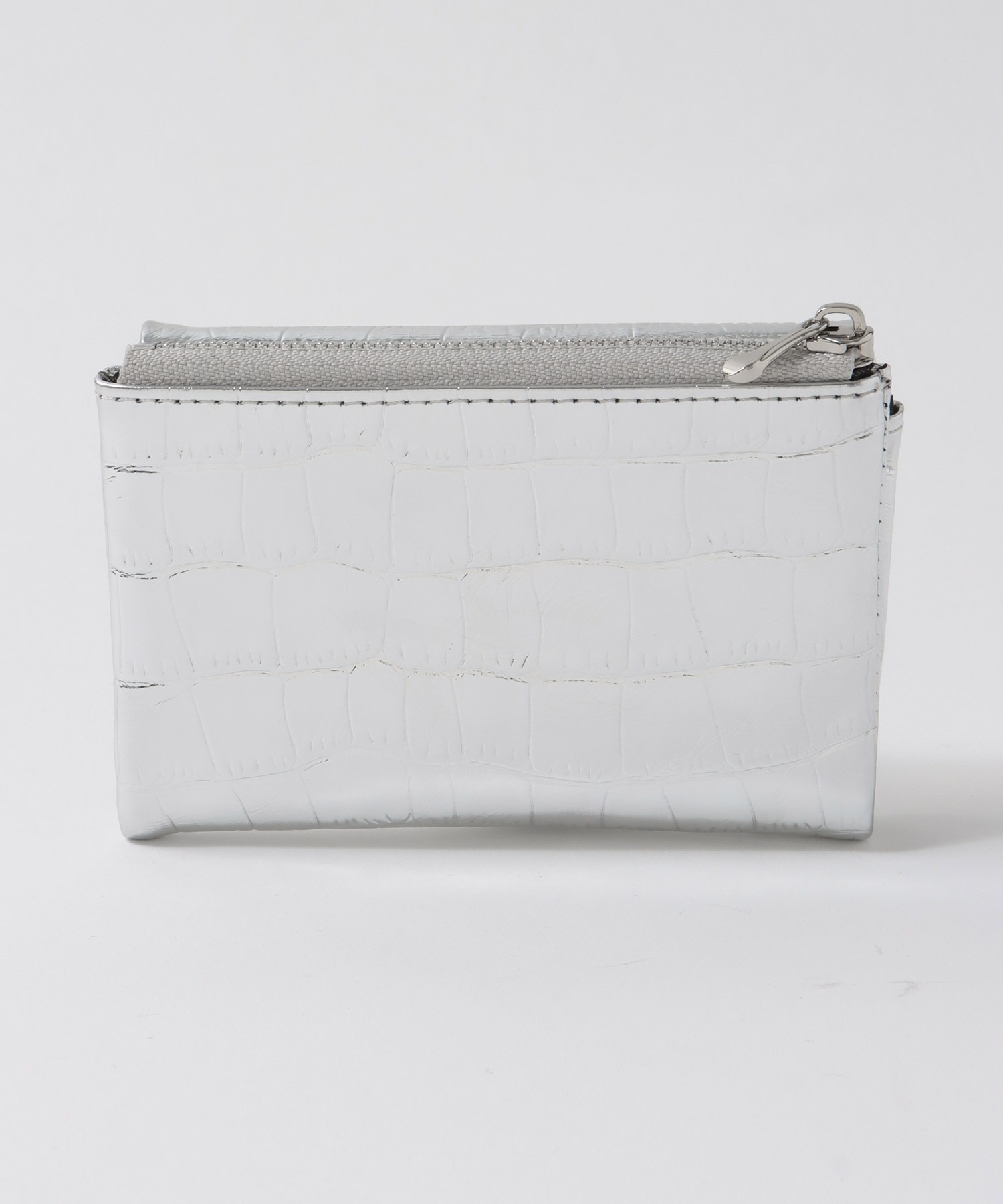 牛革クロコ型押しミニ財布