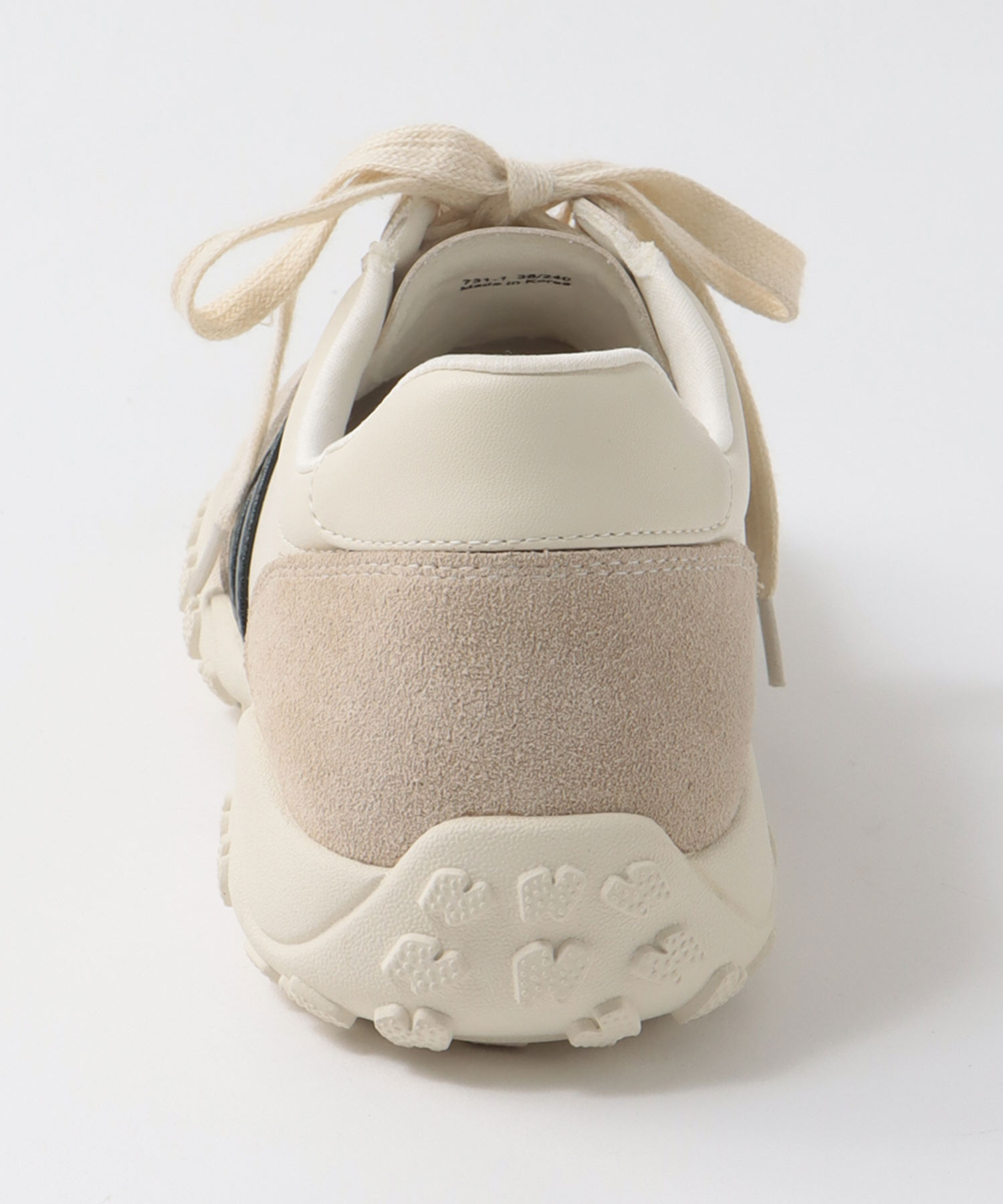 トリムレザースニーカー