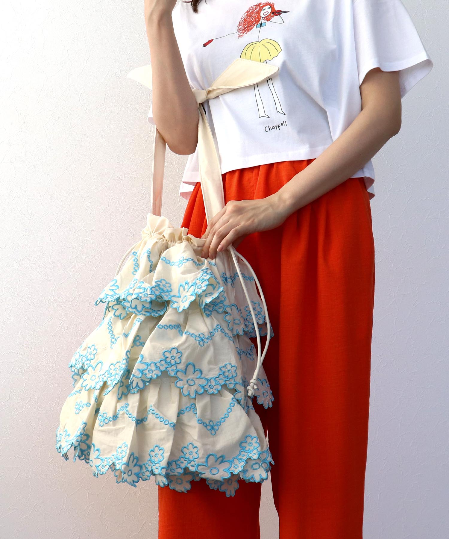 フラワーレースバッグ