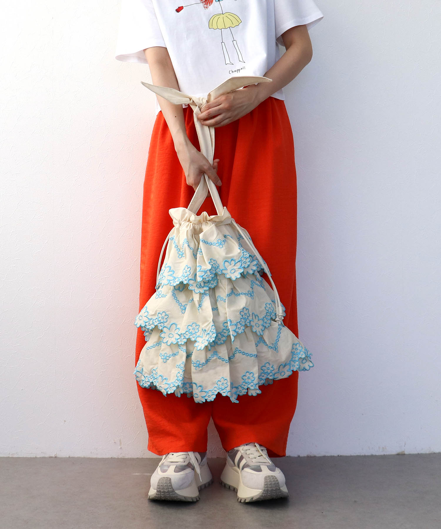 フラワーレースバッグ