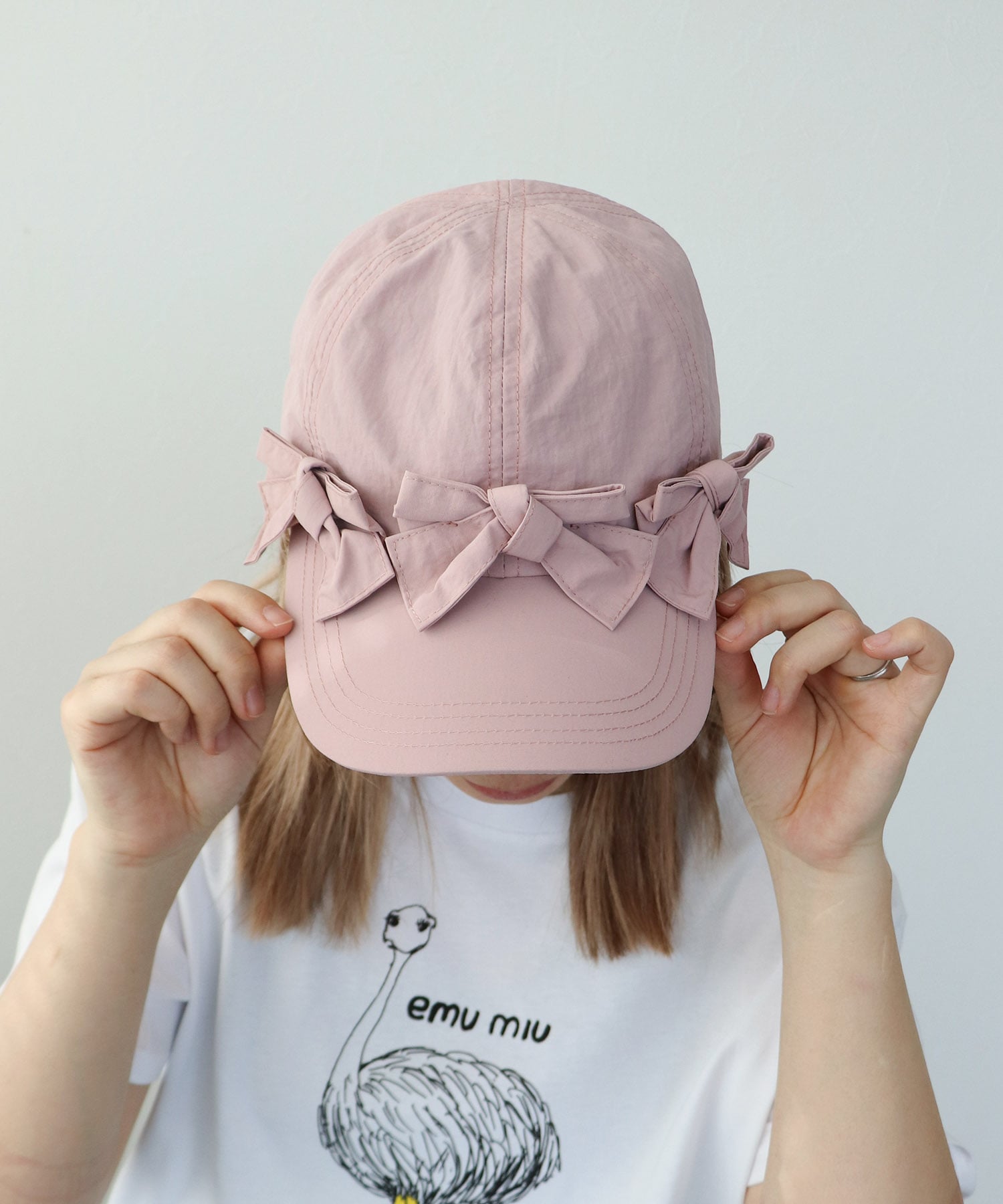 フロントリボンキャップ