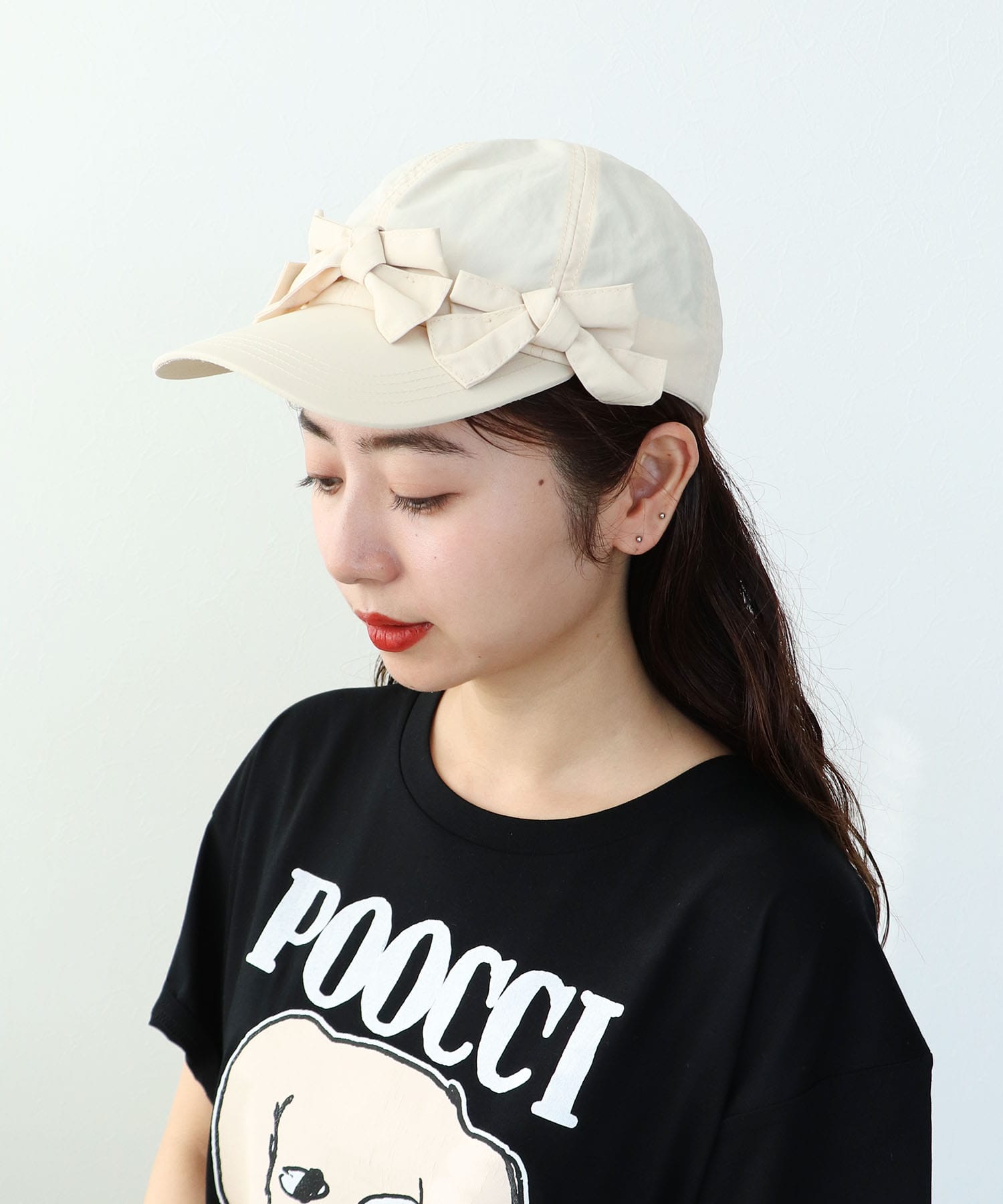 フロントリボンキャップ