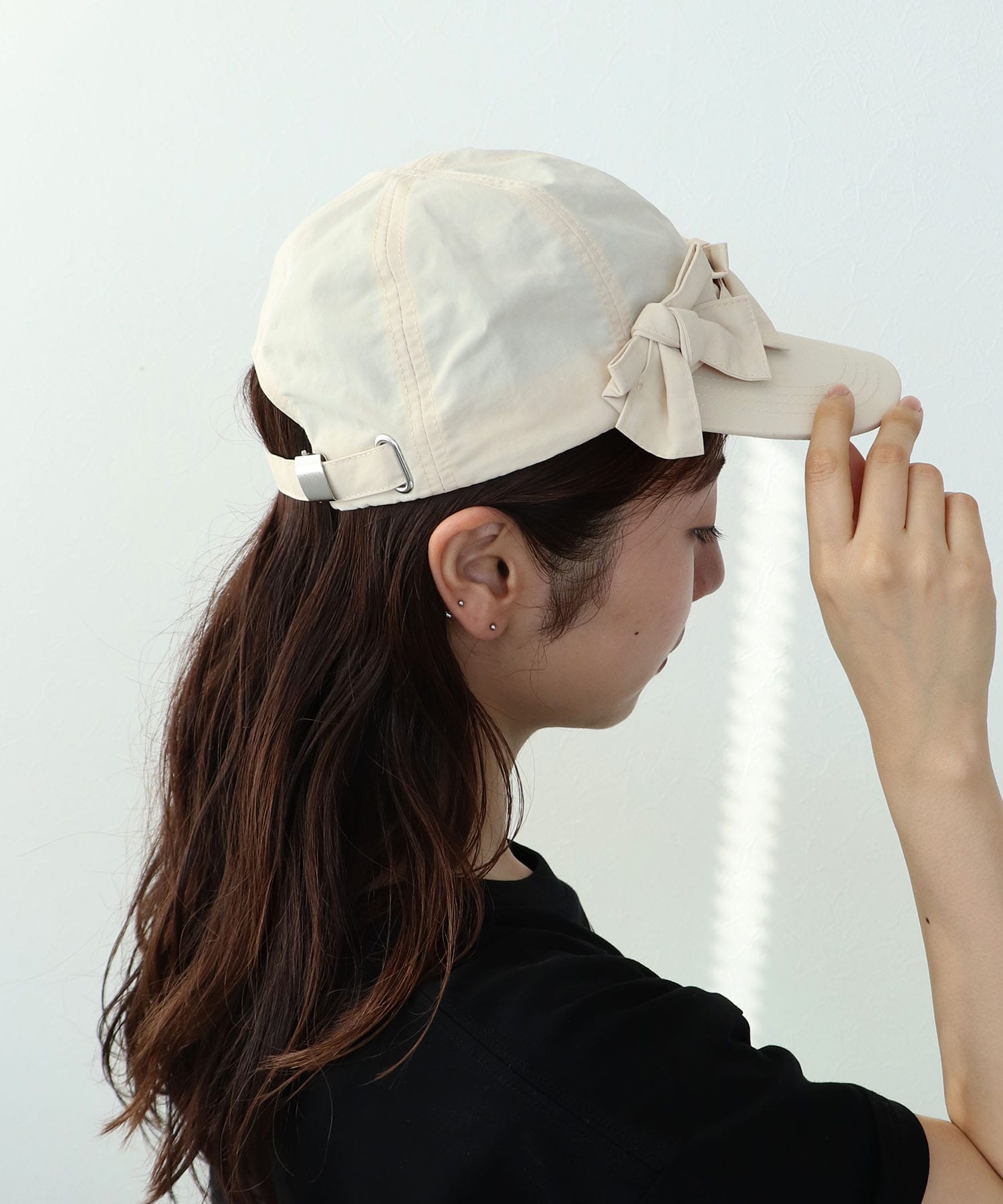 フロントリボンキャップ