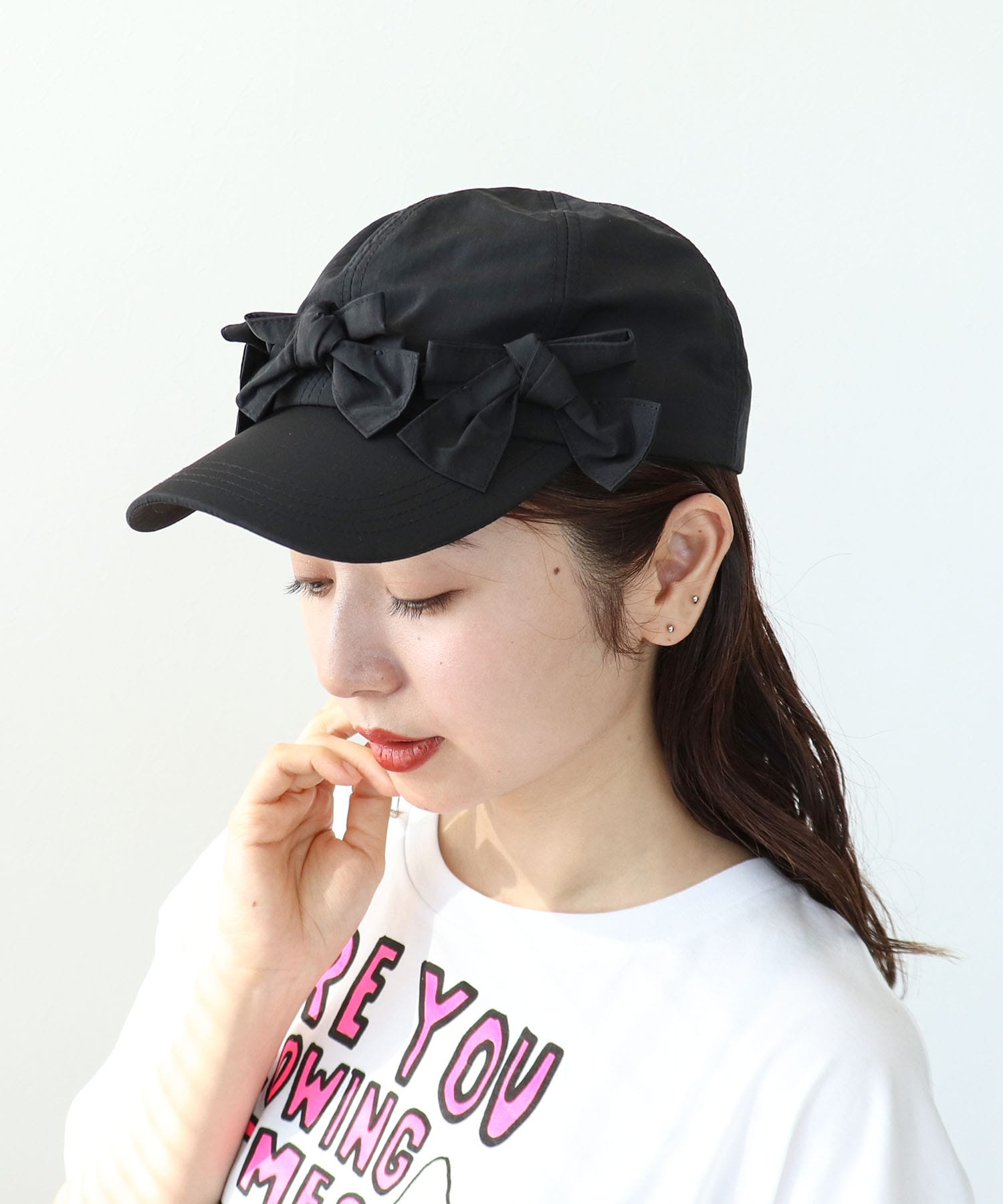 フロントリボンキャップ