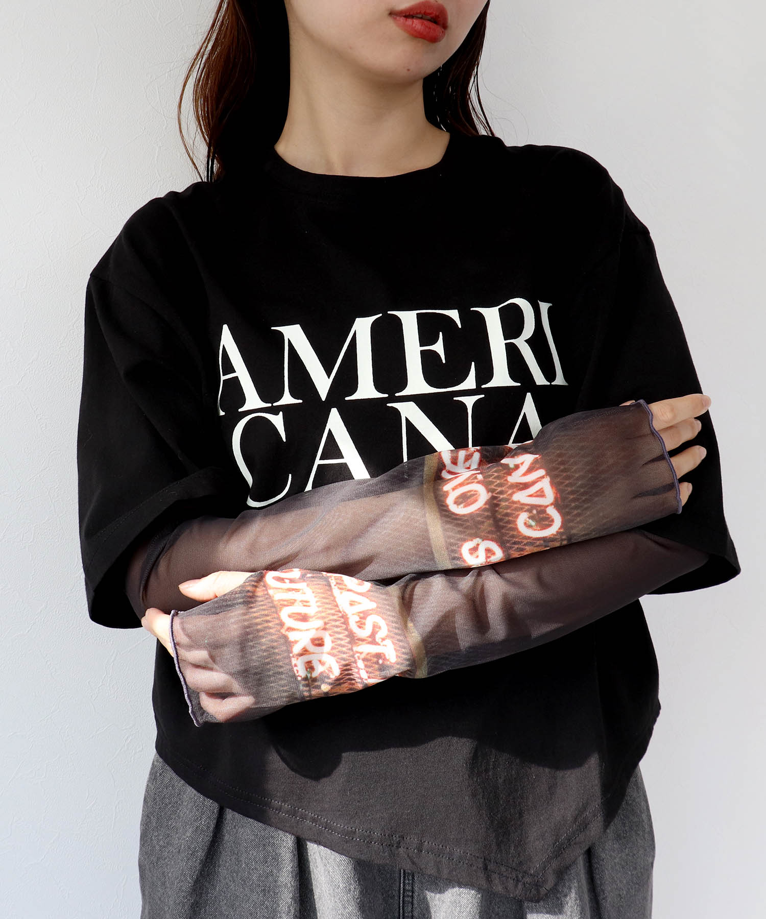 【Casselini 】フォトプリントアームカバー