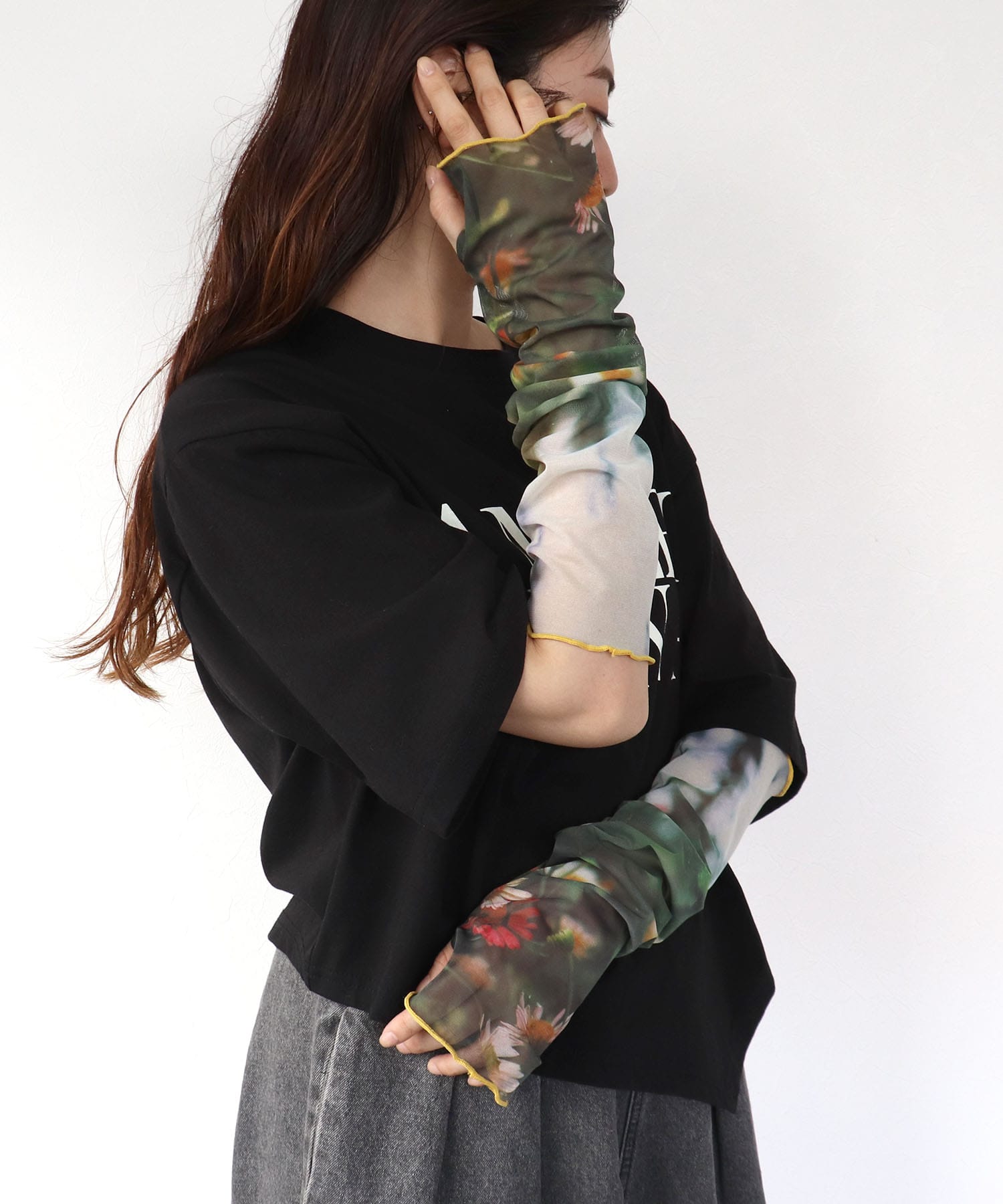 【Casselini 】フォトプリントアームカバー