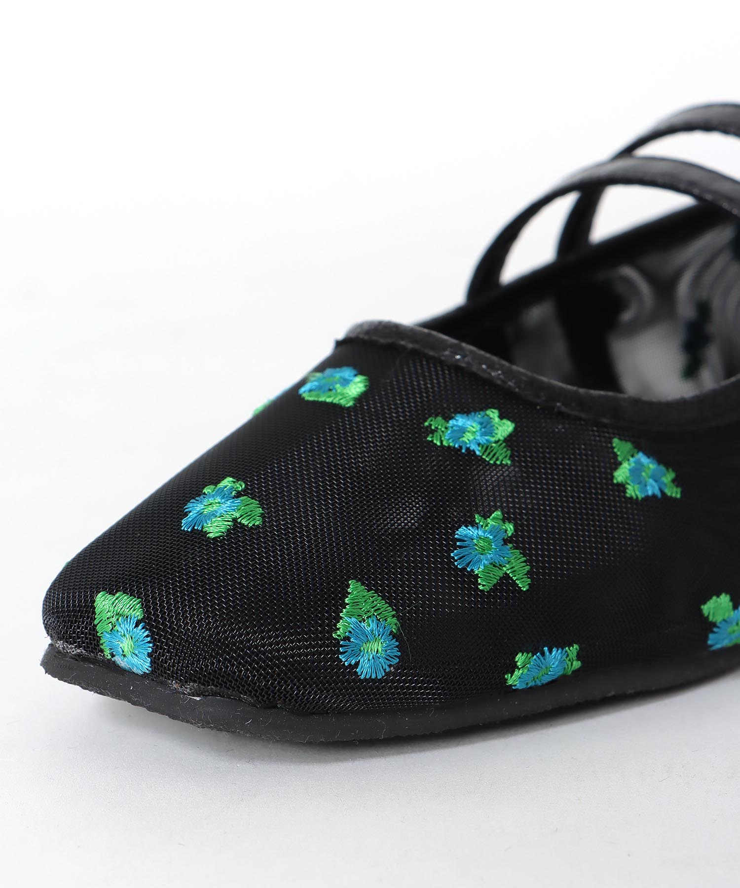 フラワーシースルーバレエシューズ