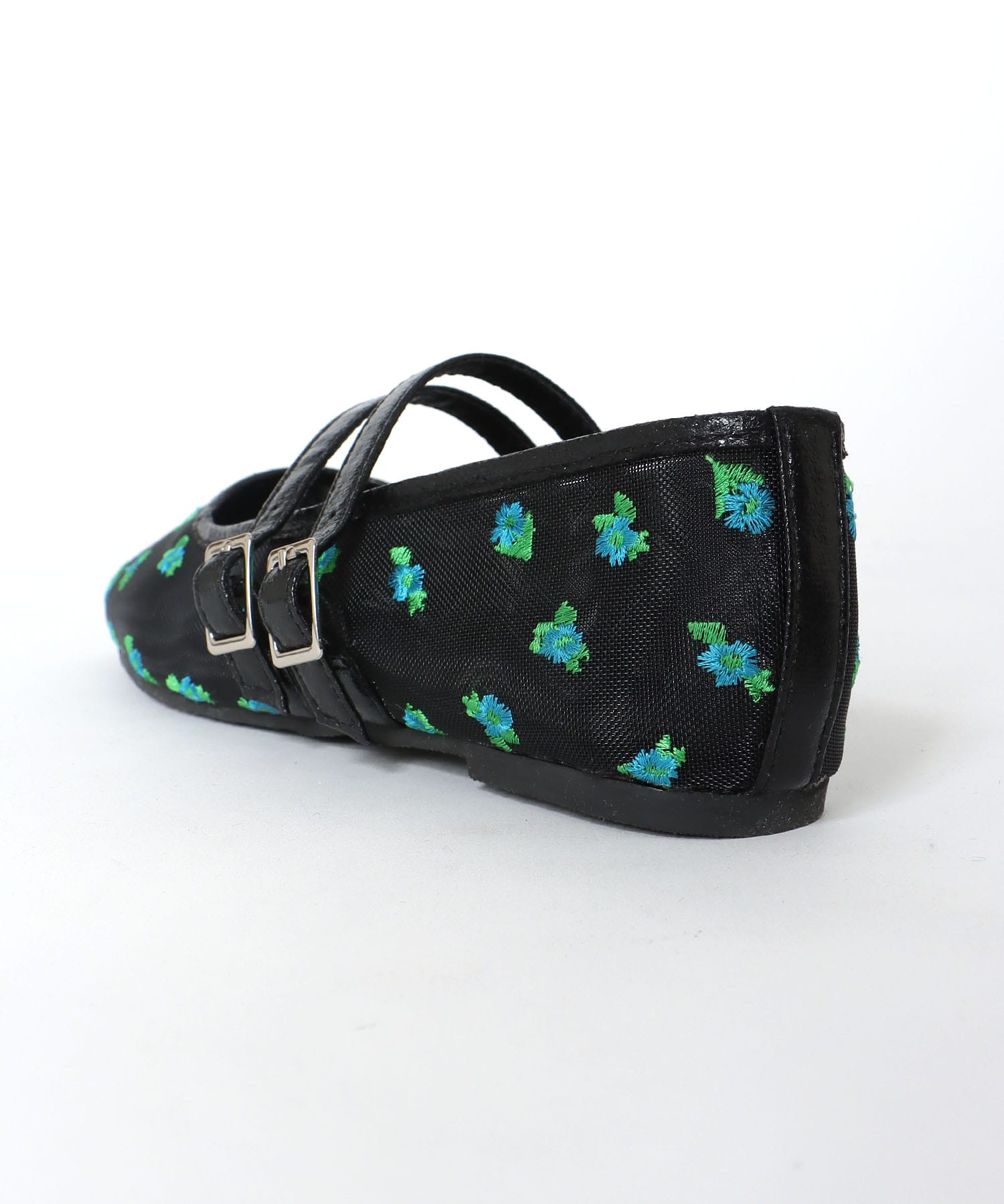 フラワーシースルーバレエシューズ