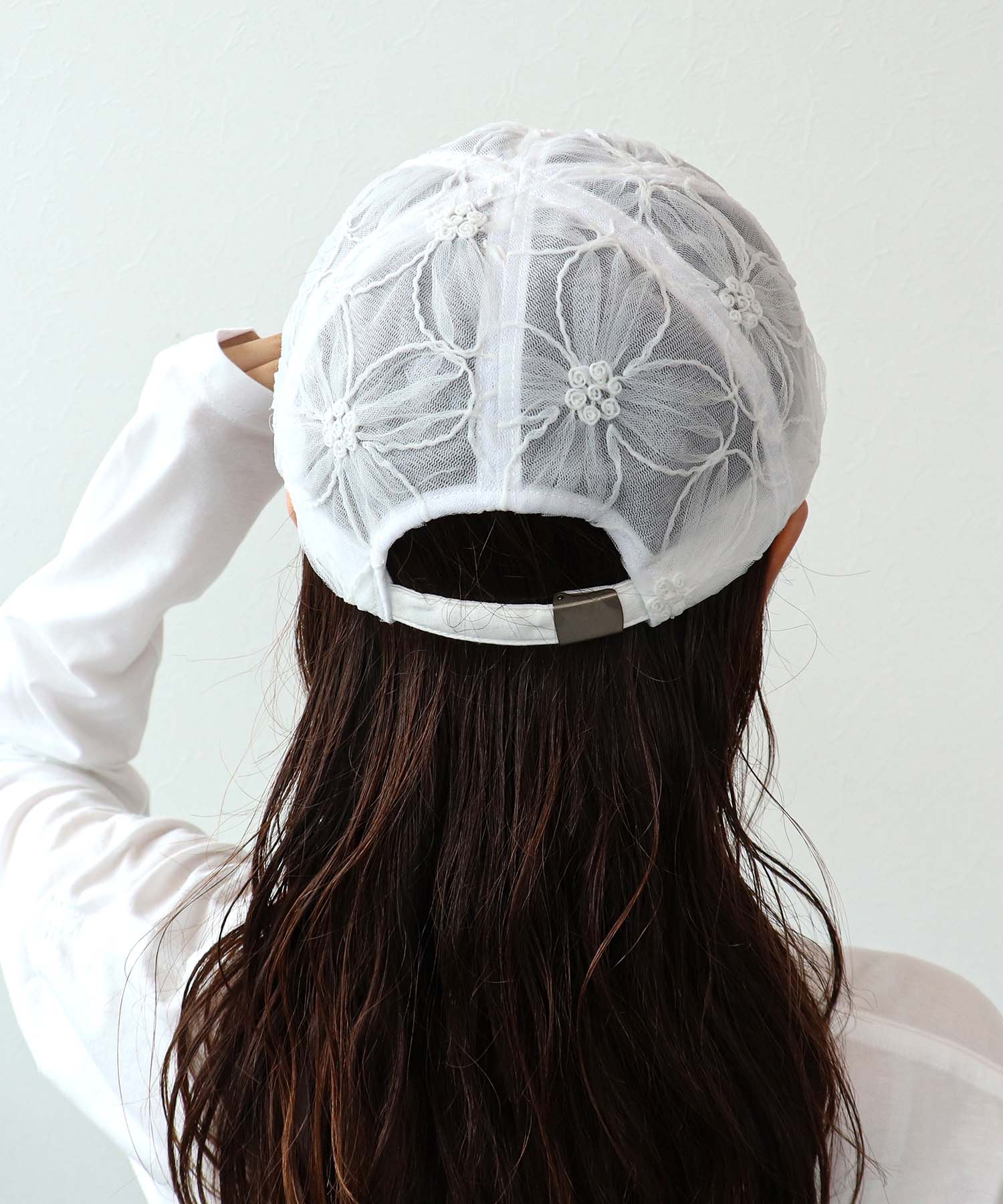 【Casselini 】フラワーレースキャップ