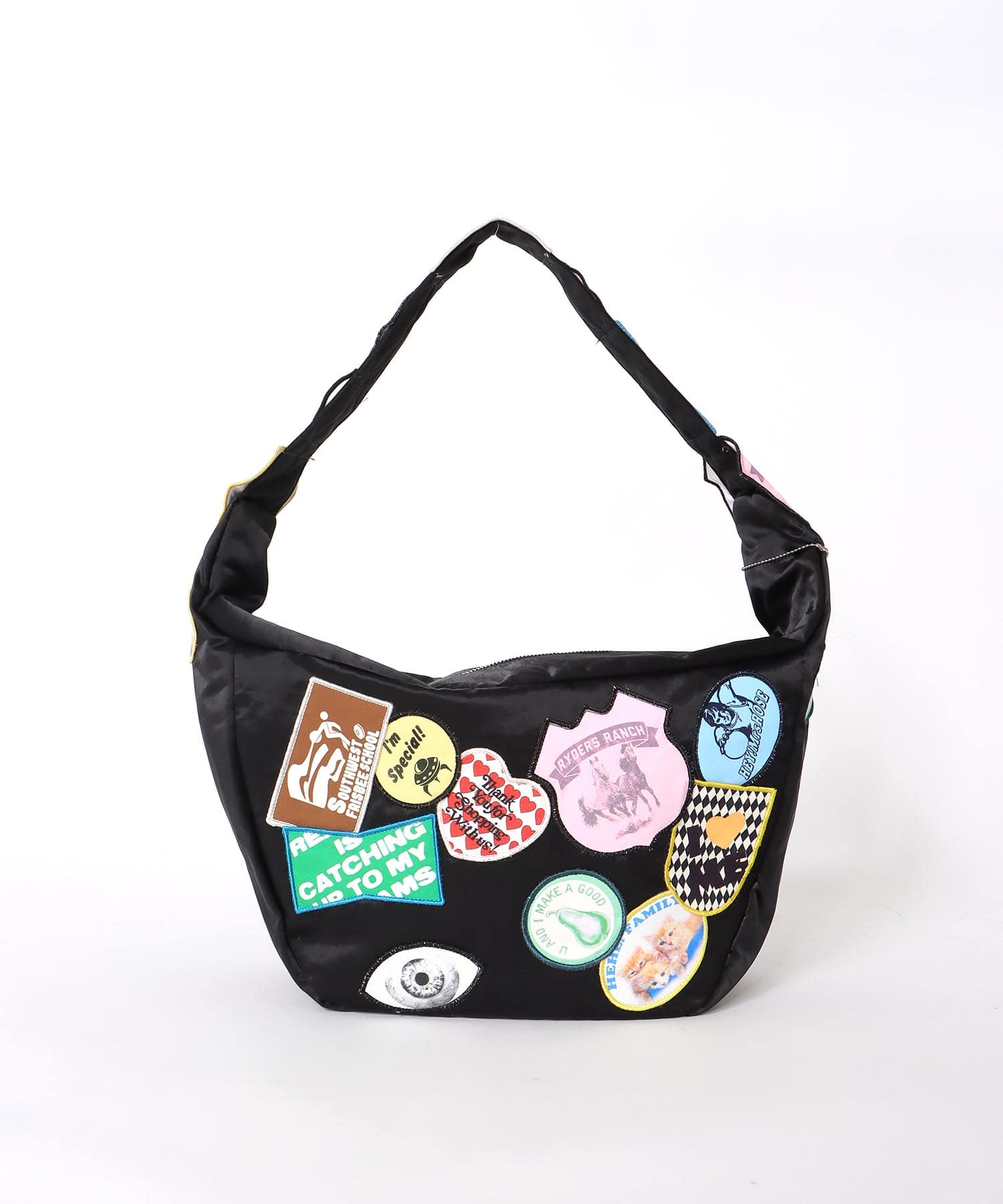 HEY! Mrs ROSE/ワッペンショルダーバッグ