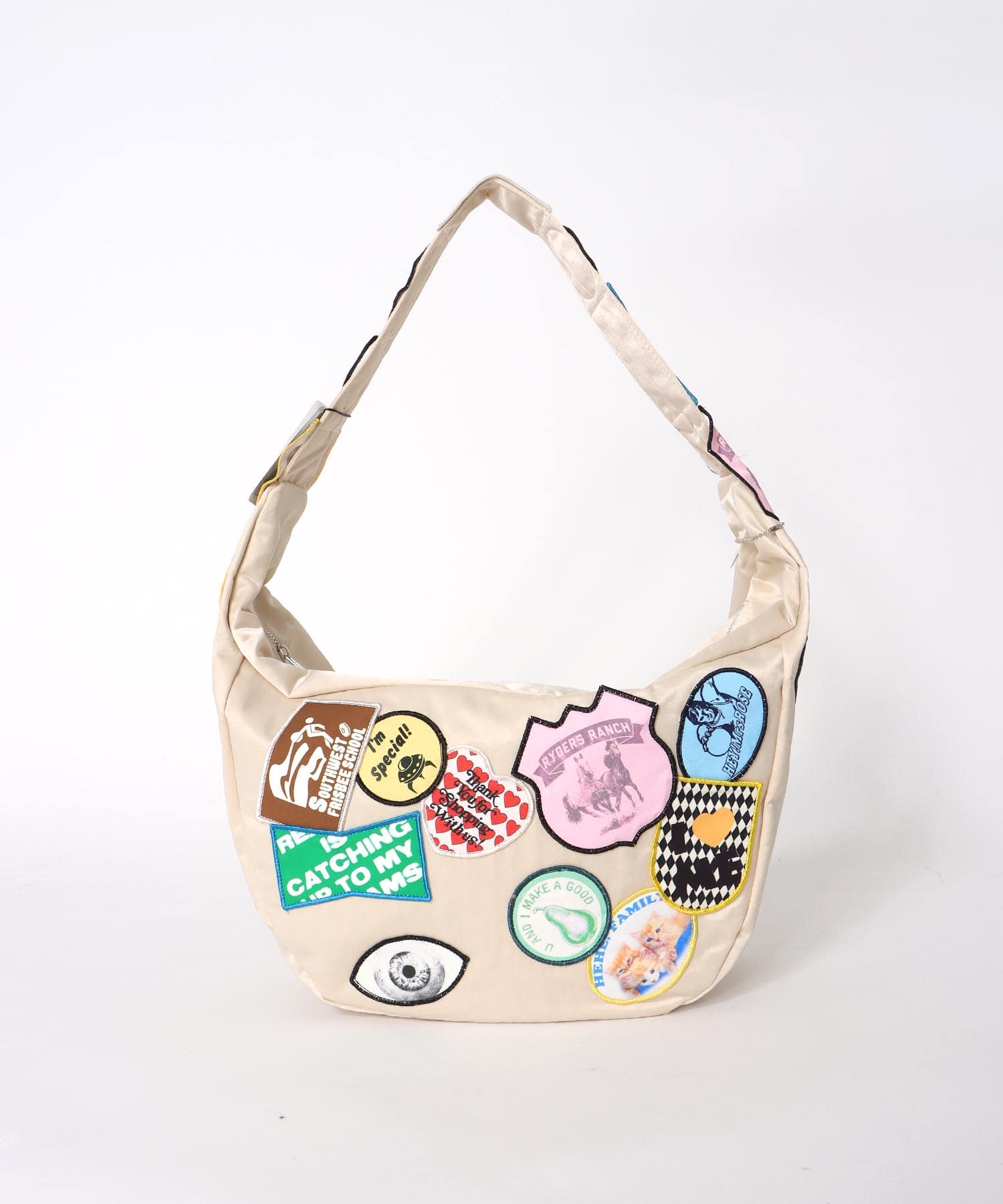 HEY! Mrs ROSE/ワッペンショルダーバッグ