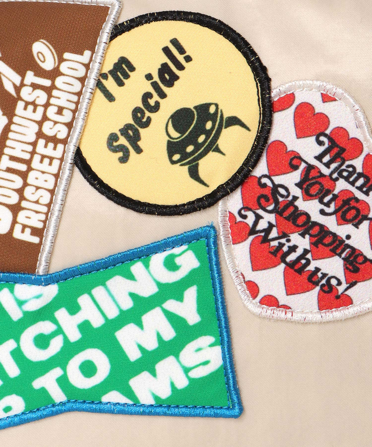 HEY! Mrs ROSE/ワッペンショルダーバッグ