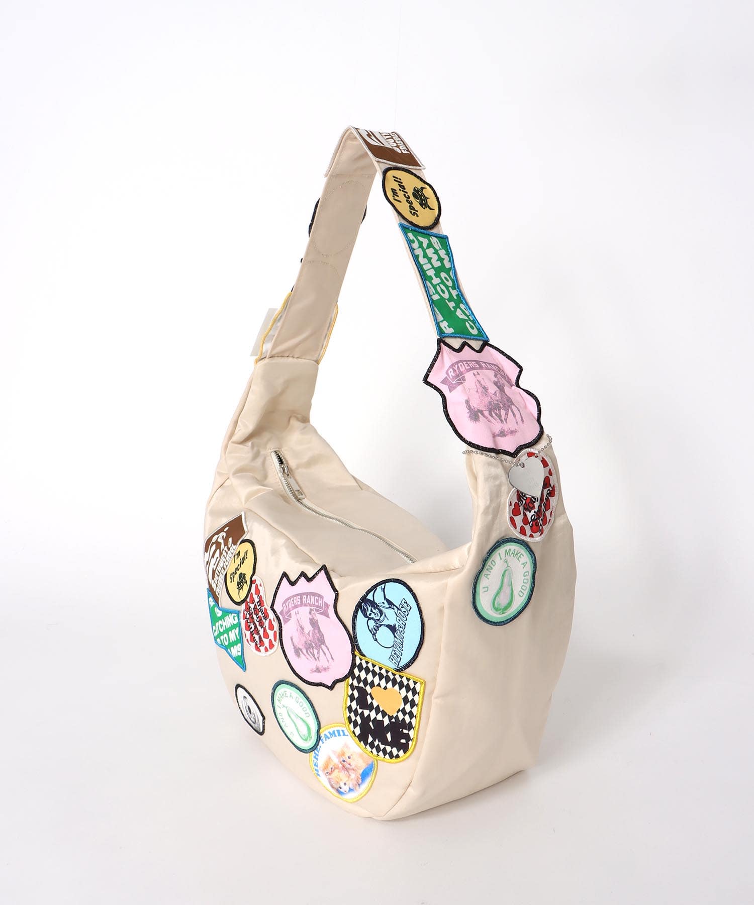 HEY! Mrs ROSE/ワッペンショルダーバッグ