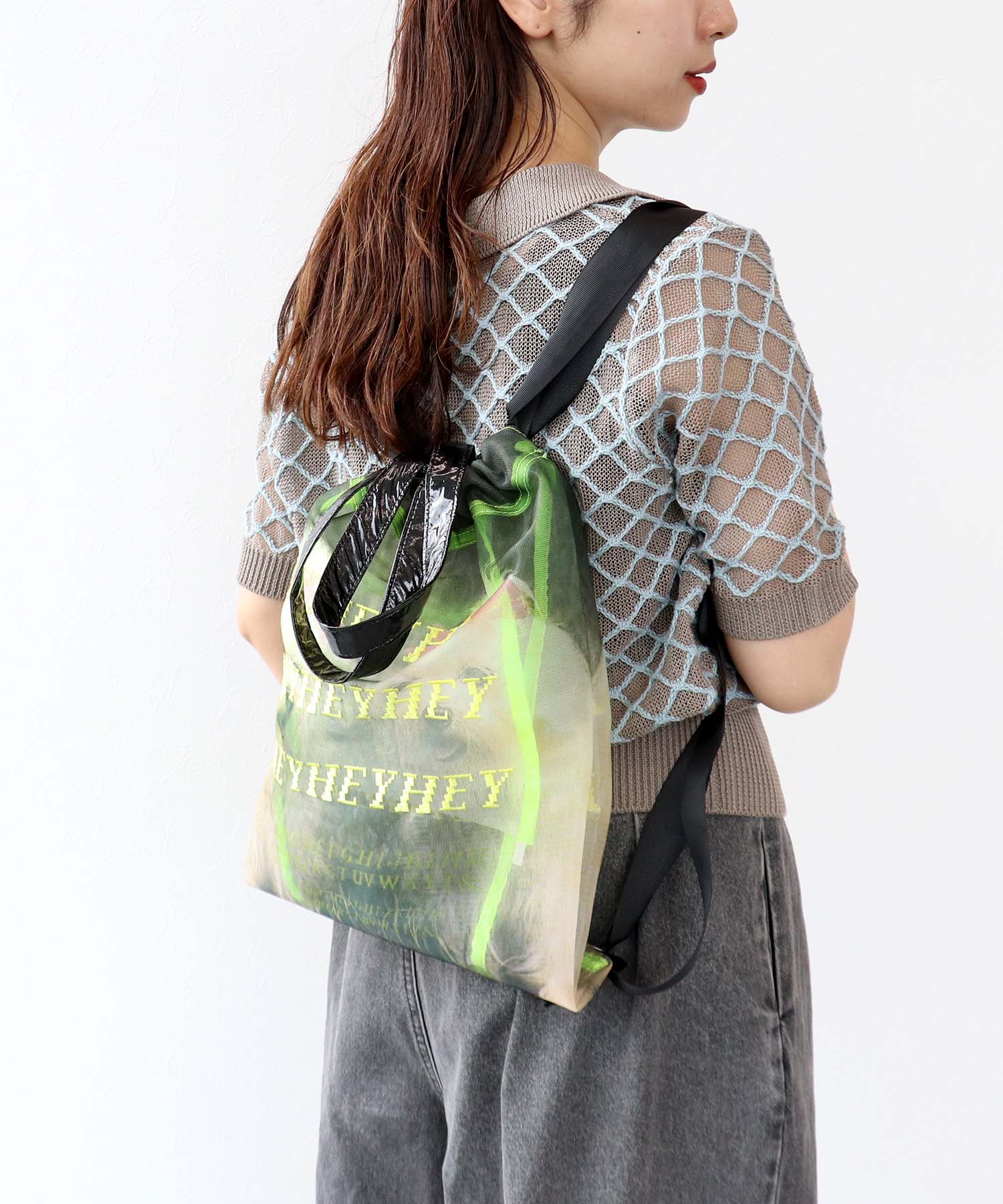 HEY! Mrs ROSE/ メッシュナップサック