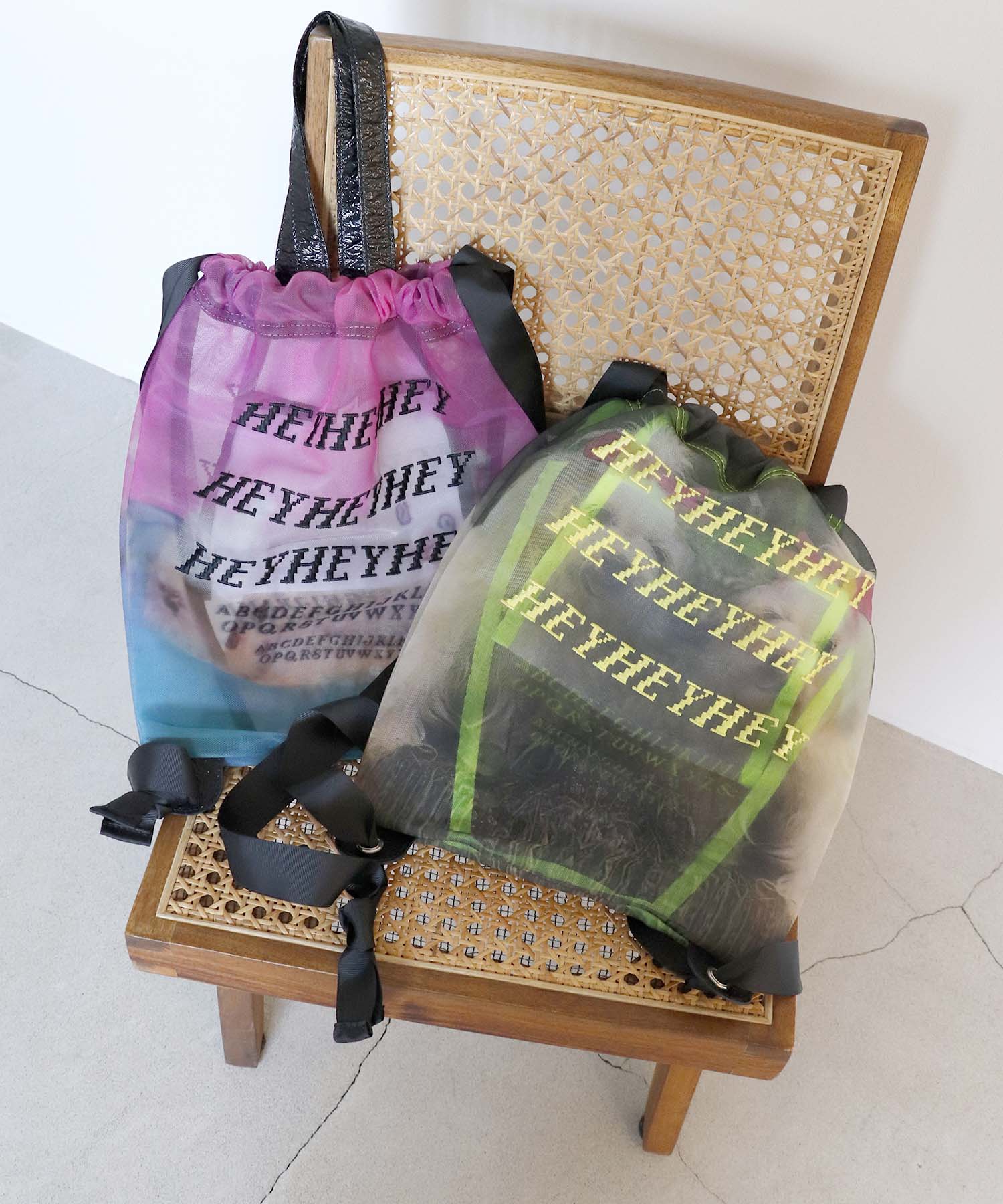 HEY! Mrs ROSE/ メッシュナップサック