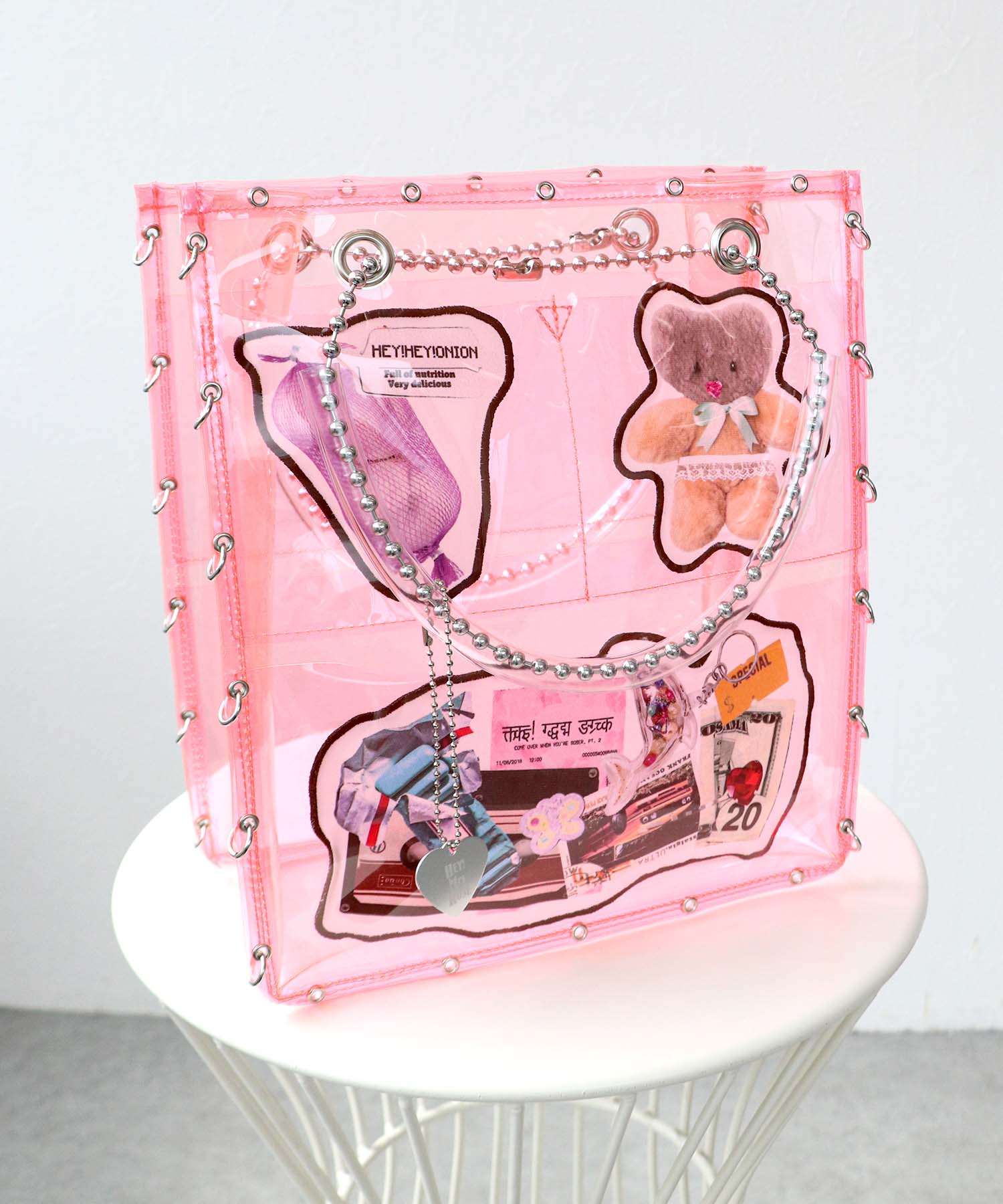 【HEY! Mrs ROSE】ポケットクリアバッグ