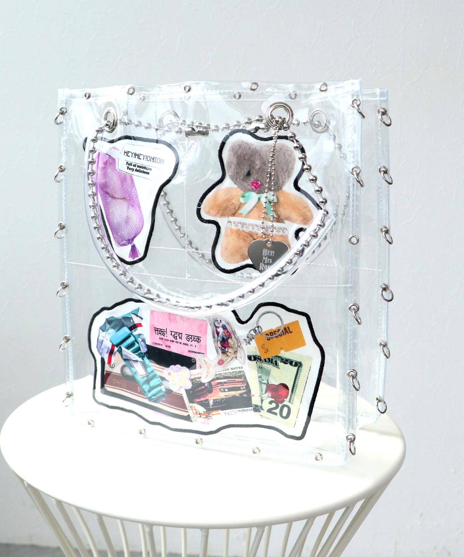 【HEY! Mrs ROSE】ポケットクリアバッグ