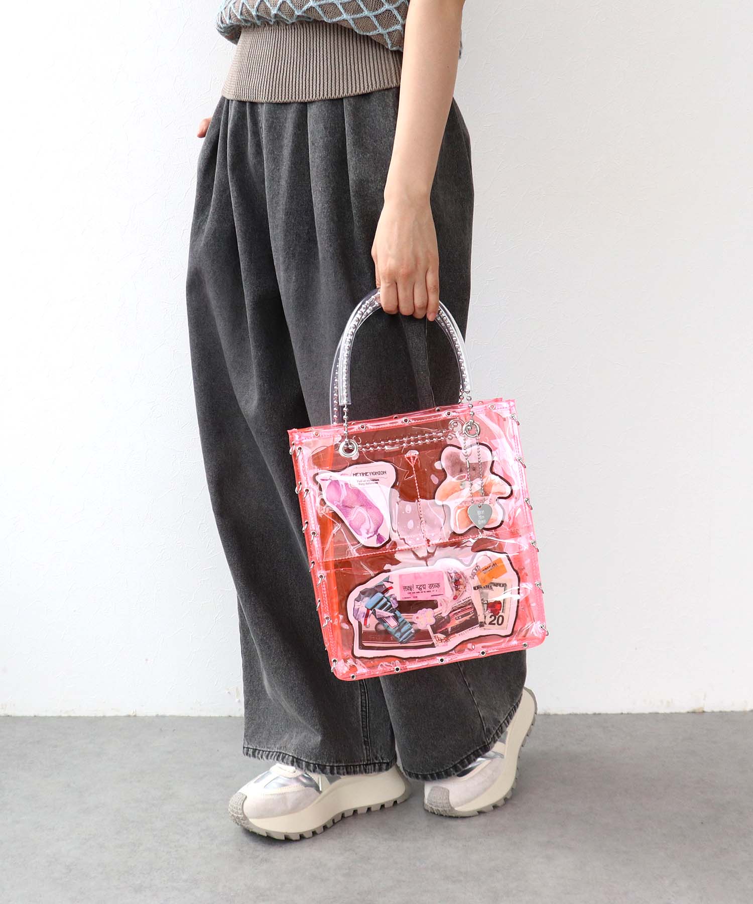 【HEY! Mrs ROSE】ポケットクリアバッグ