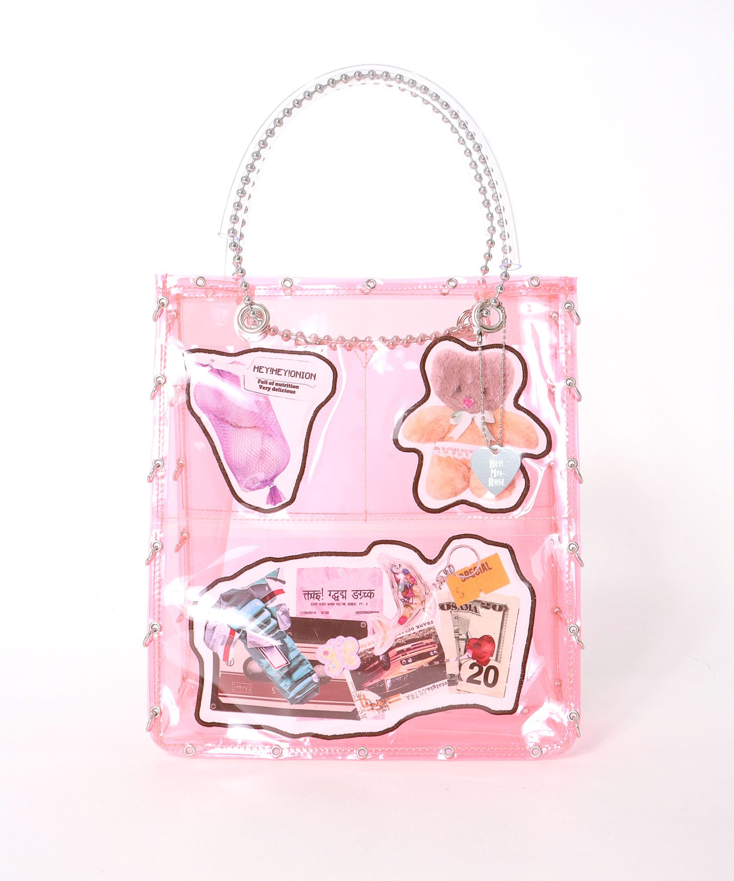 【HEY! Mrs ROSE】ポケットクリアバッグ