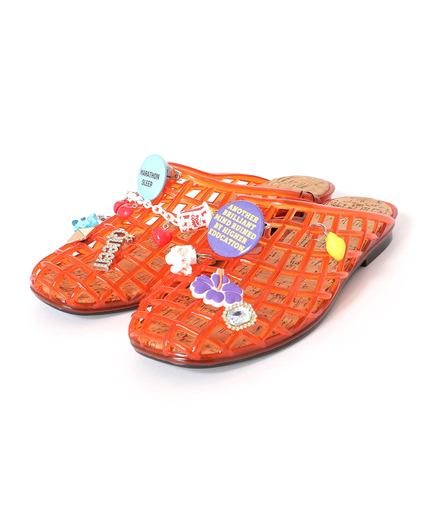 【HEY! Mrs ROSE】CUSTOM CHARMサンダル