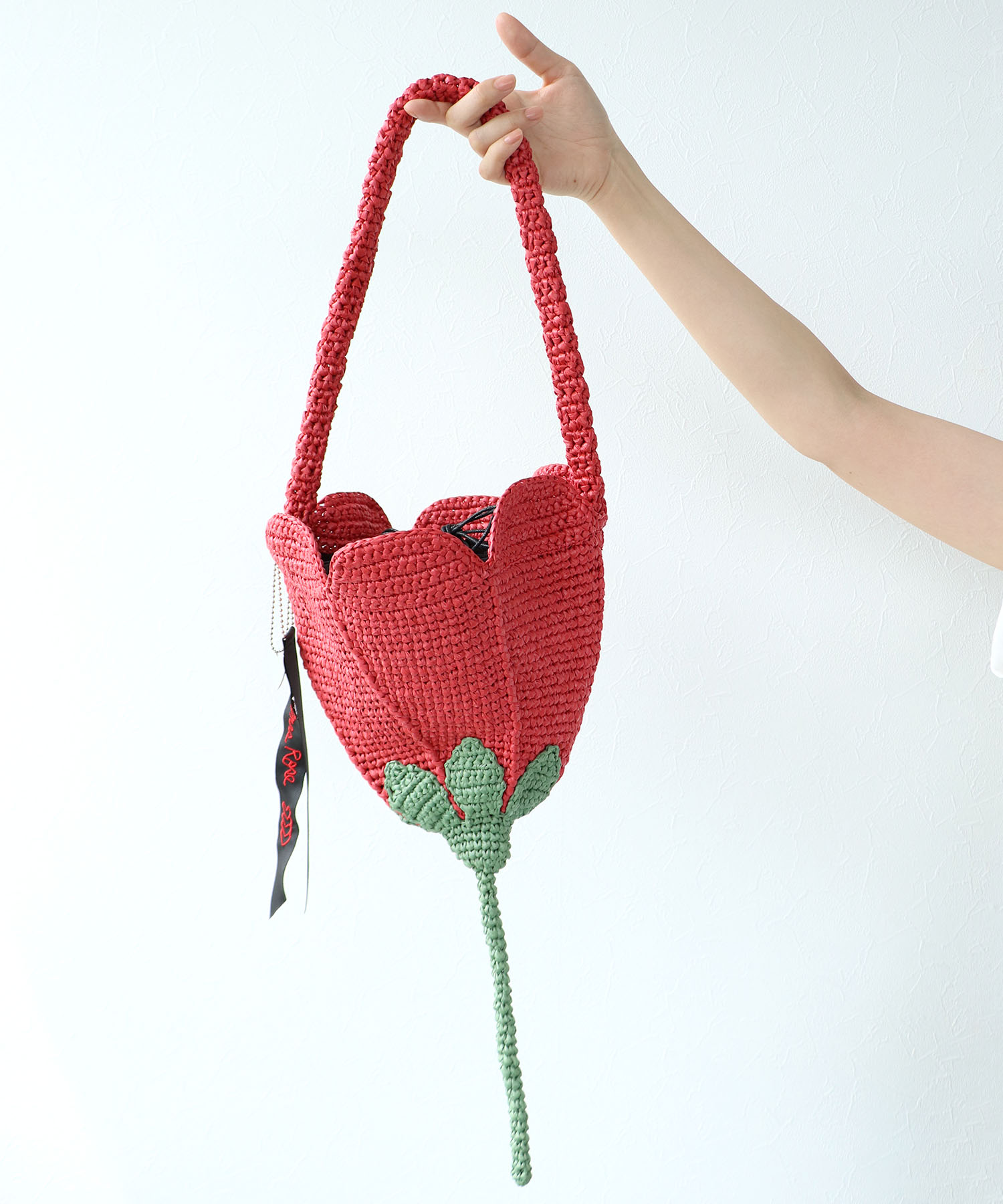 【HEY! Mrs ROSE】HAPPY CROCHETバスケットバッグ