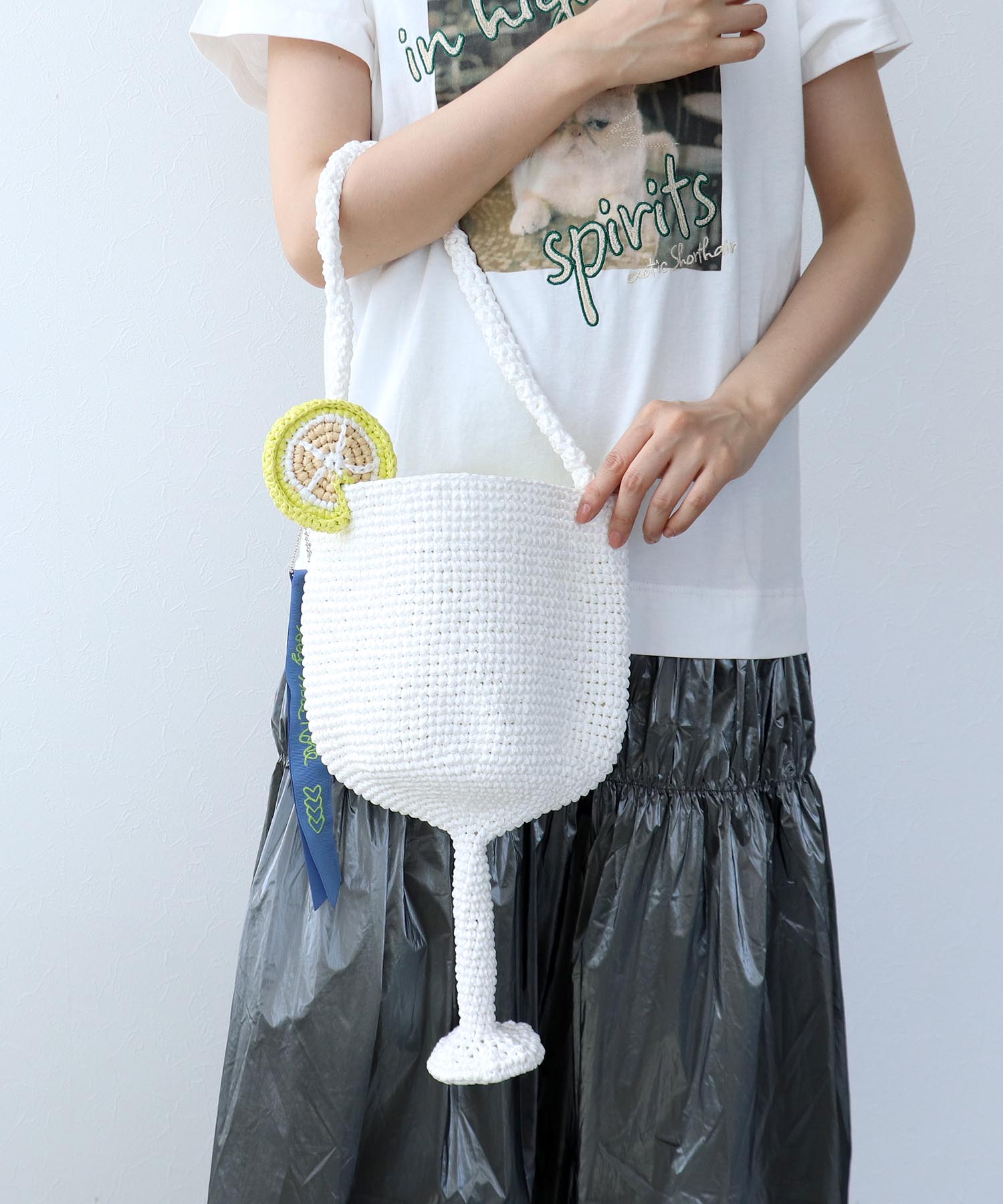 【HEY! Mrs ROSE】HAPPY CROCHETバスケットバッグ