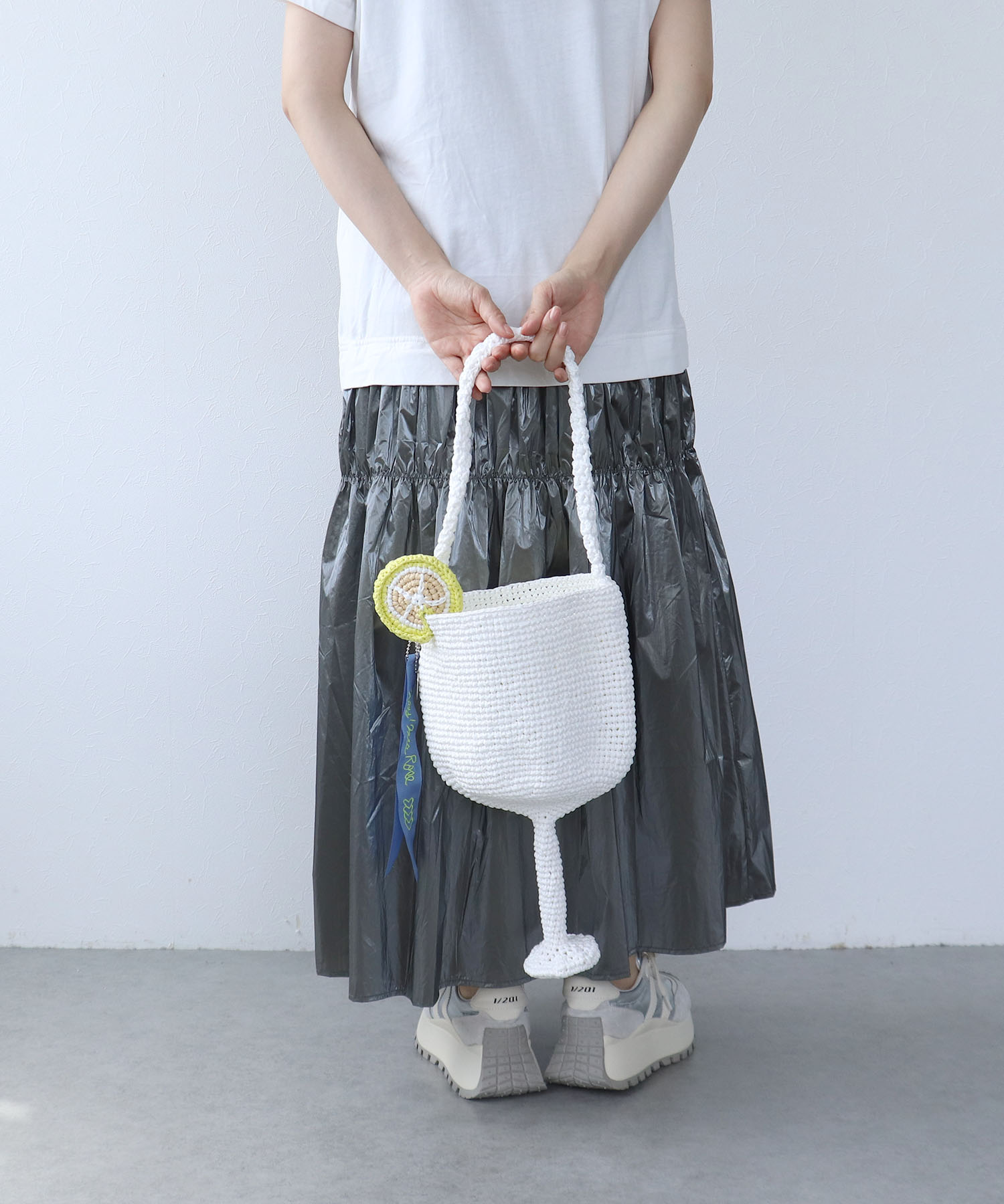 【HEY! Mrs ROSE】HAPPY CROCHETバスケットバッグ