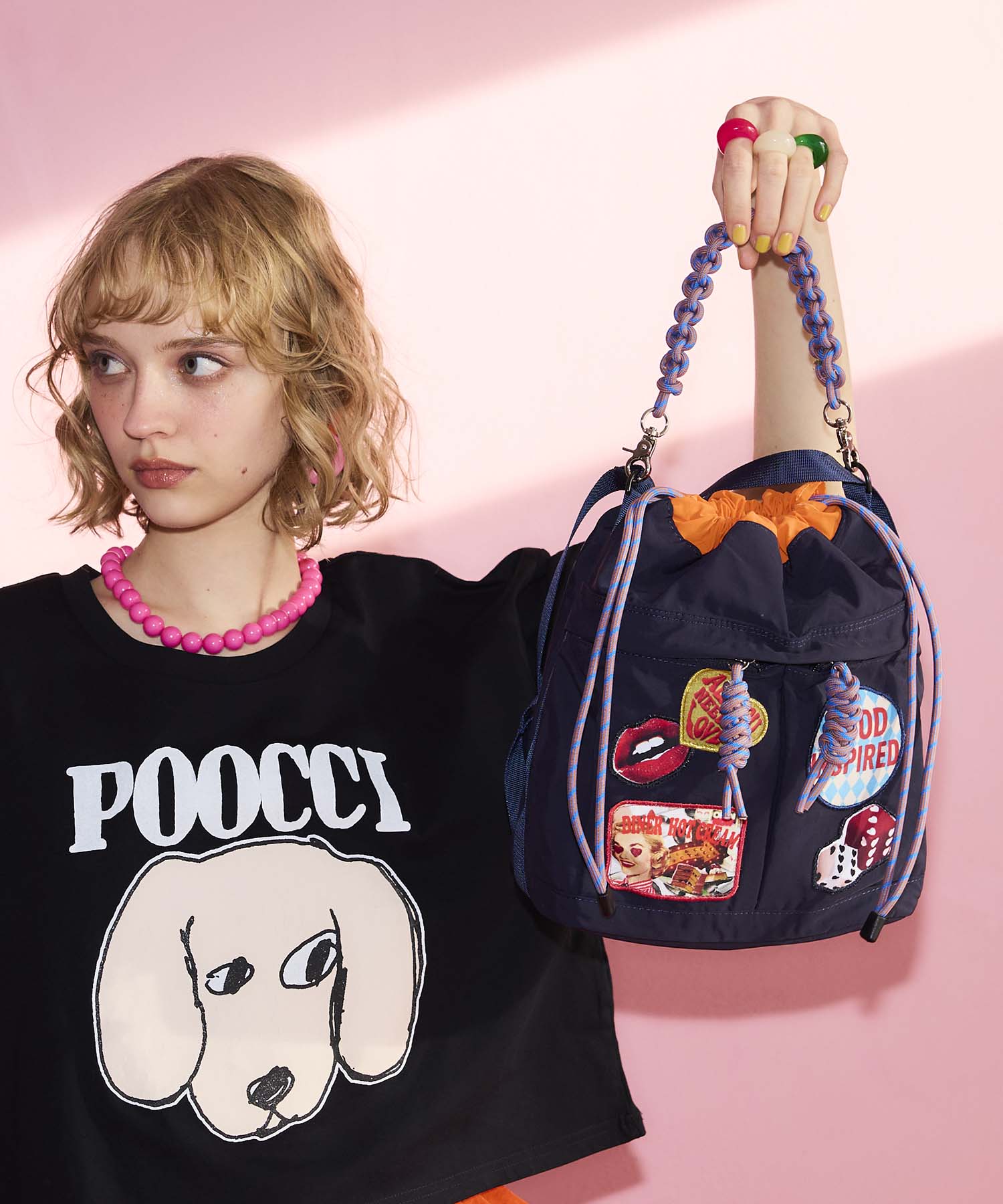 【CONTROL FREAK】パッチナイロン2Wayミニバッグ（別注）