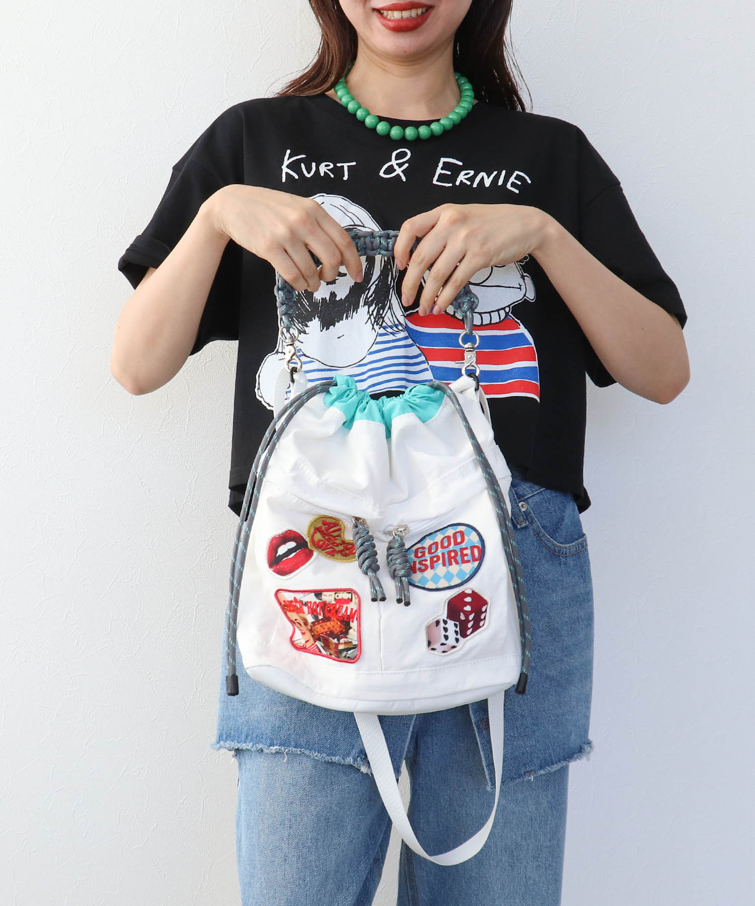 【CONTROL FREAK】パッチナイロン2Wayミニバッグ（別注）