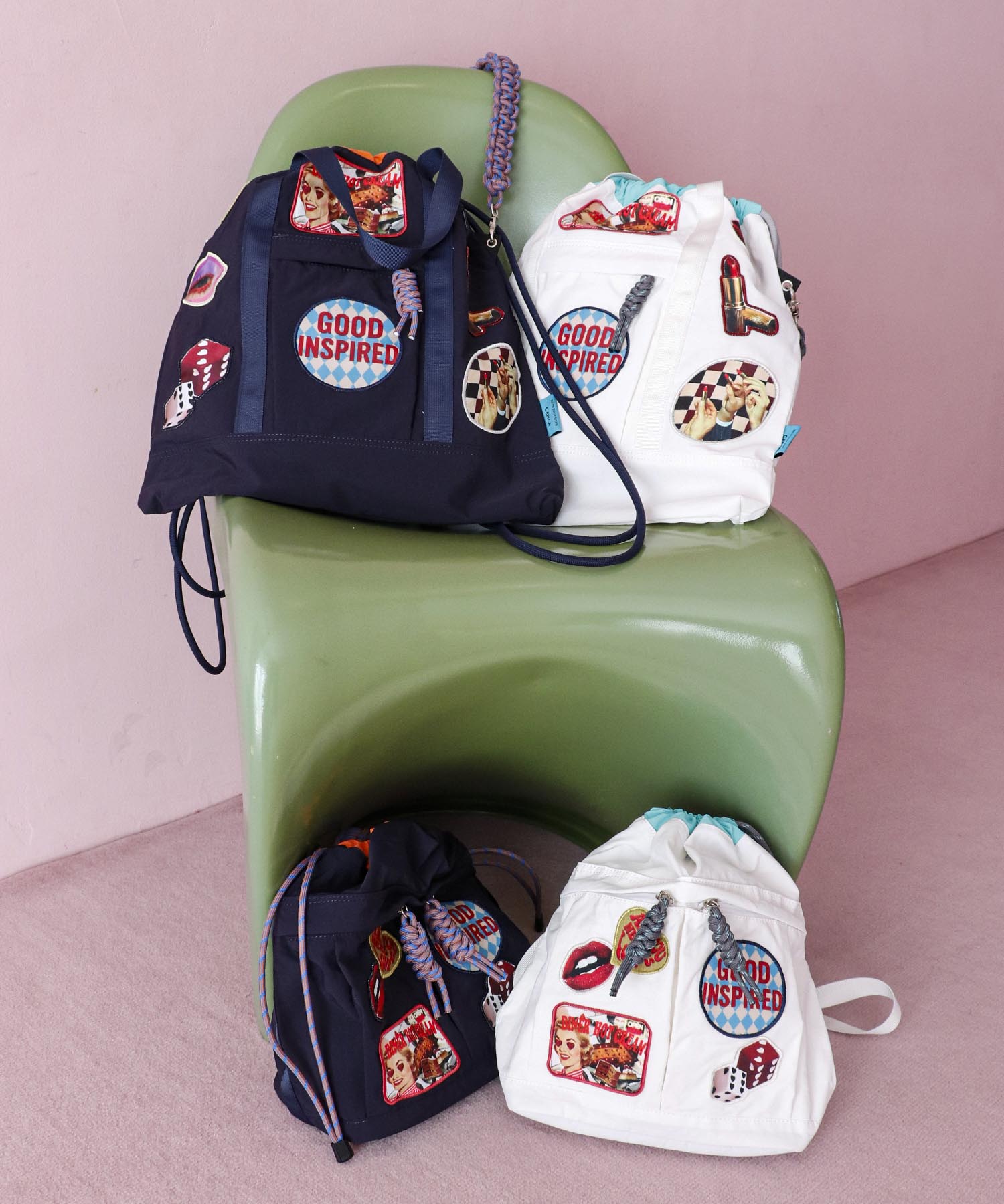 【CONTROL FREAK】パッチナイロン2Wayミニバッグ（別注）