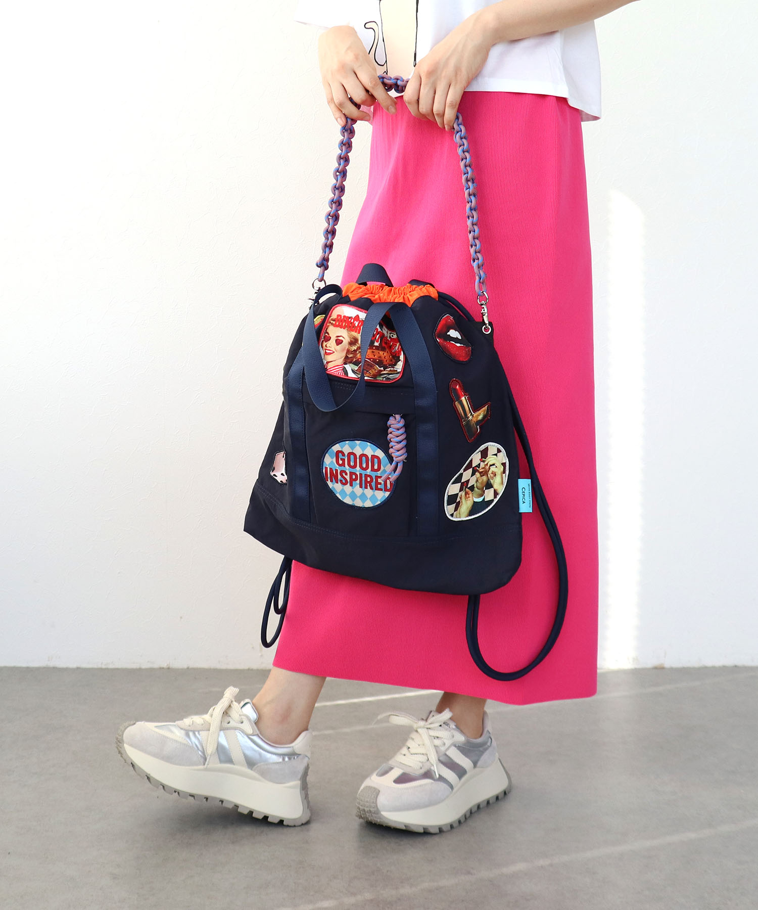 【CONTROL FREAK】パッチナイロン３WAYスクエアトート(別注)