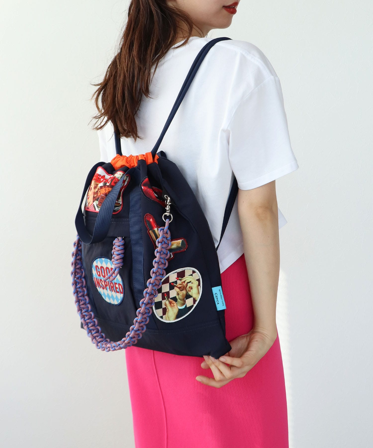 【CONTROL FREAK】パッチナイロン３WAYスクエアトート(別注)