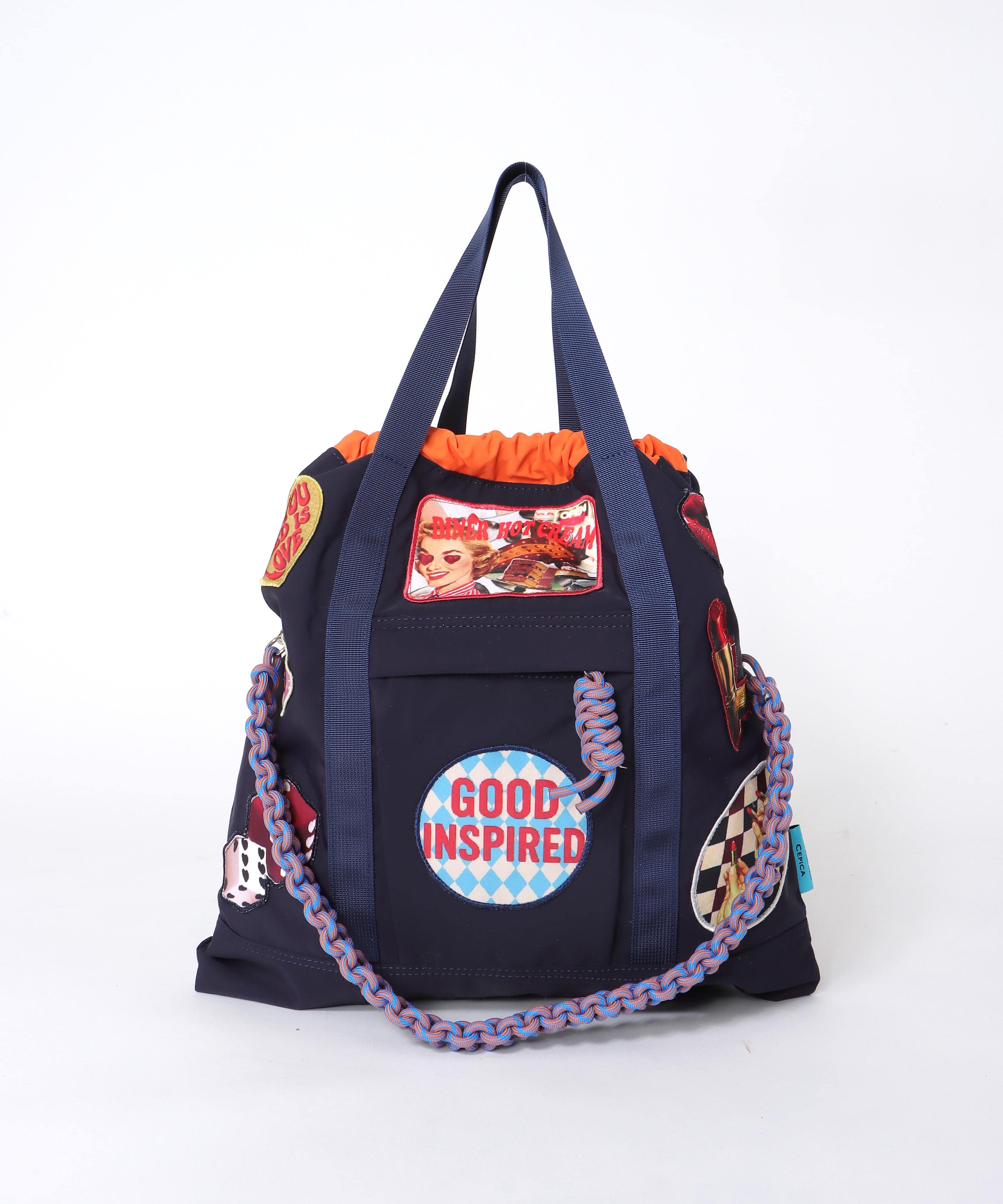 【CONTROL FREAK】パッチナイロン３WAYスクエアトート(別注)