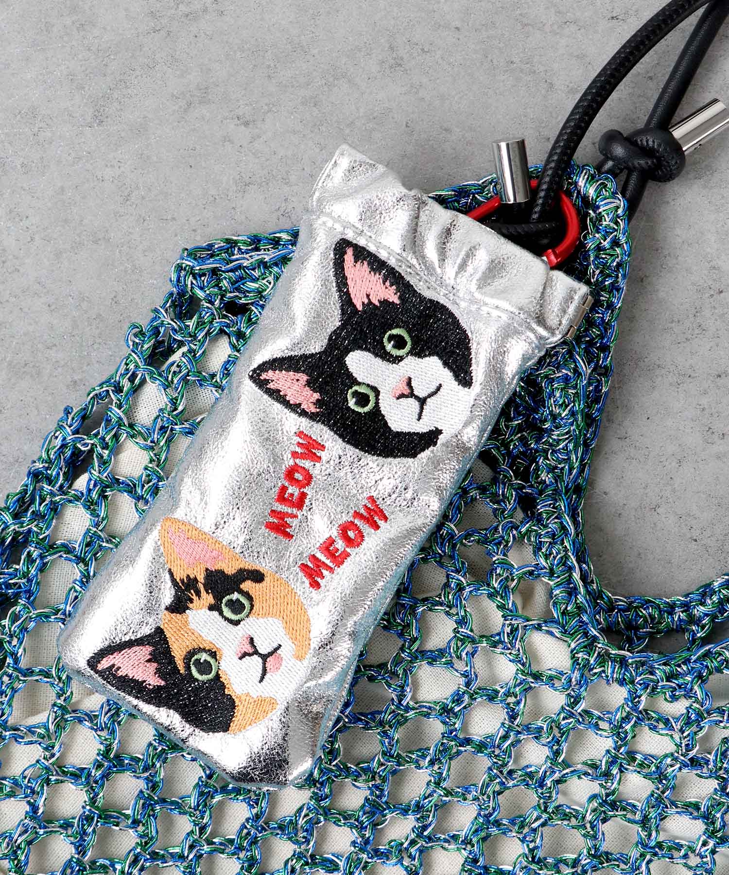 【Casselini 】刺繍サングラスケース (別注)