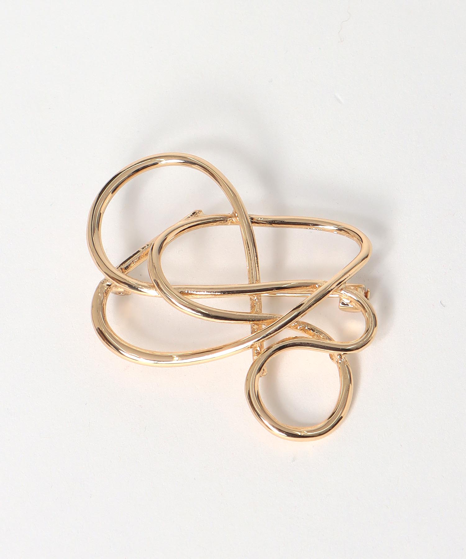 ニュアンスメタルブローチ