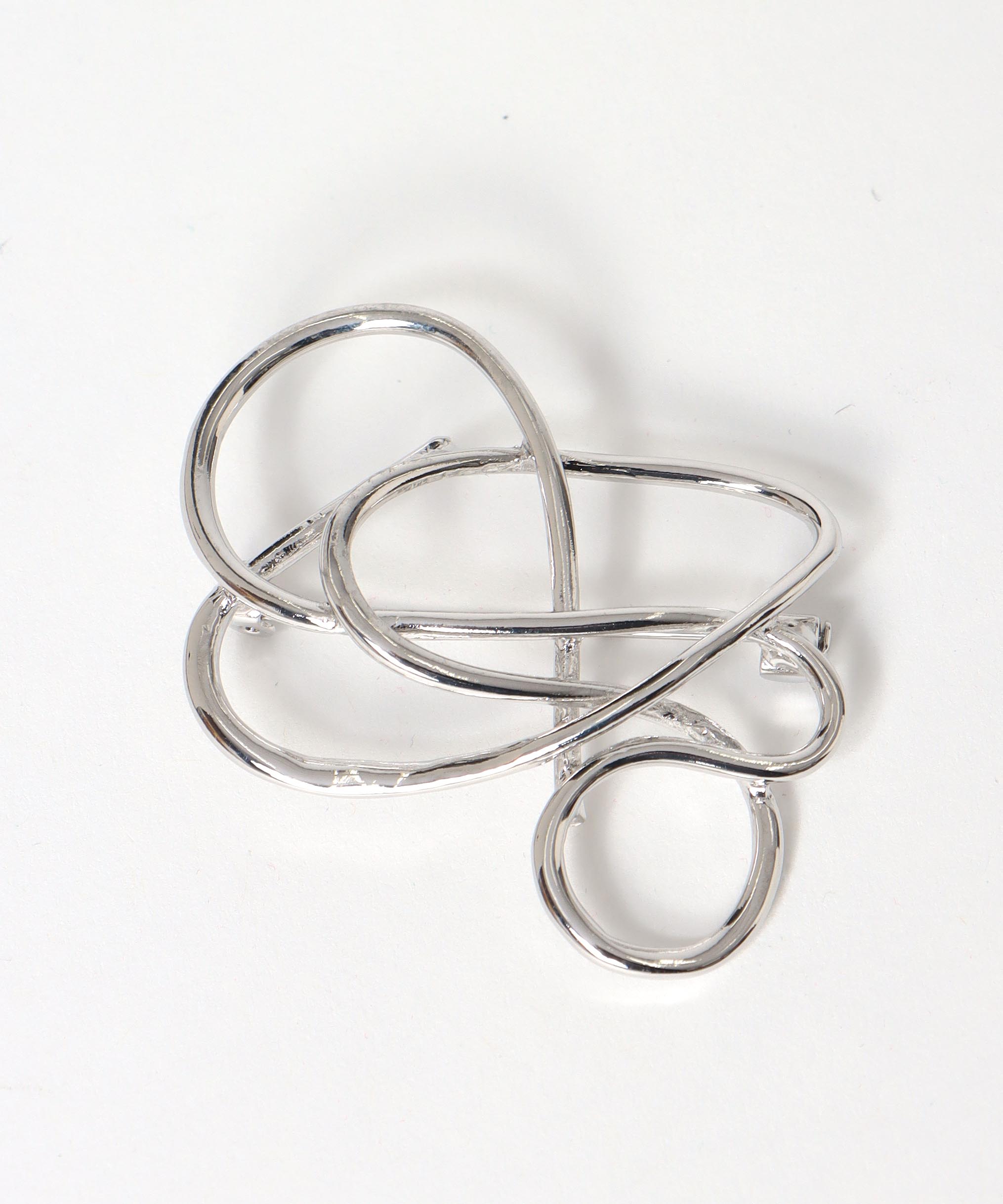 ニュアンスメタルブローチ