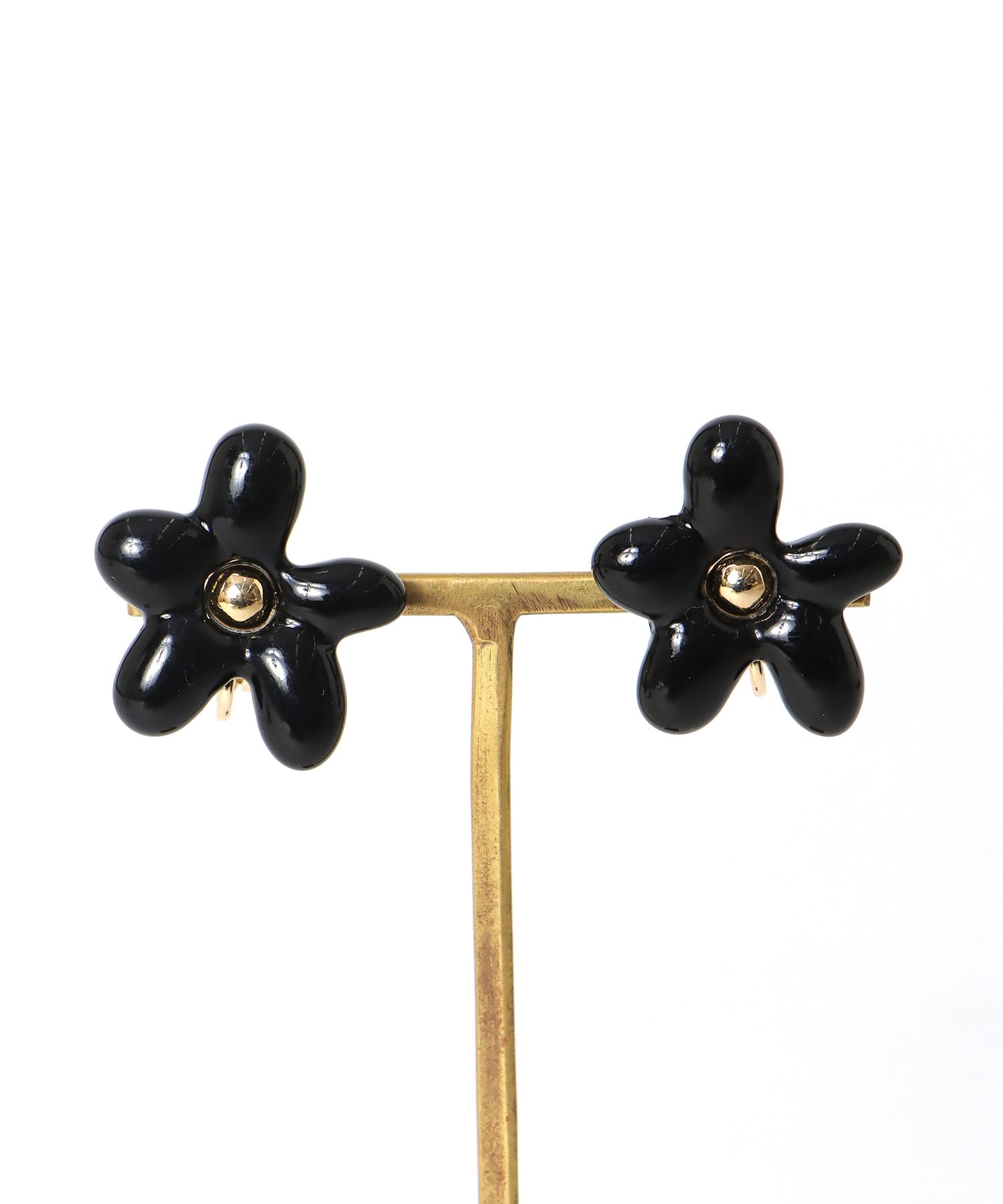 アクリルフラワーイヤリング