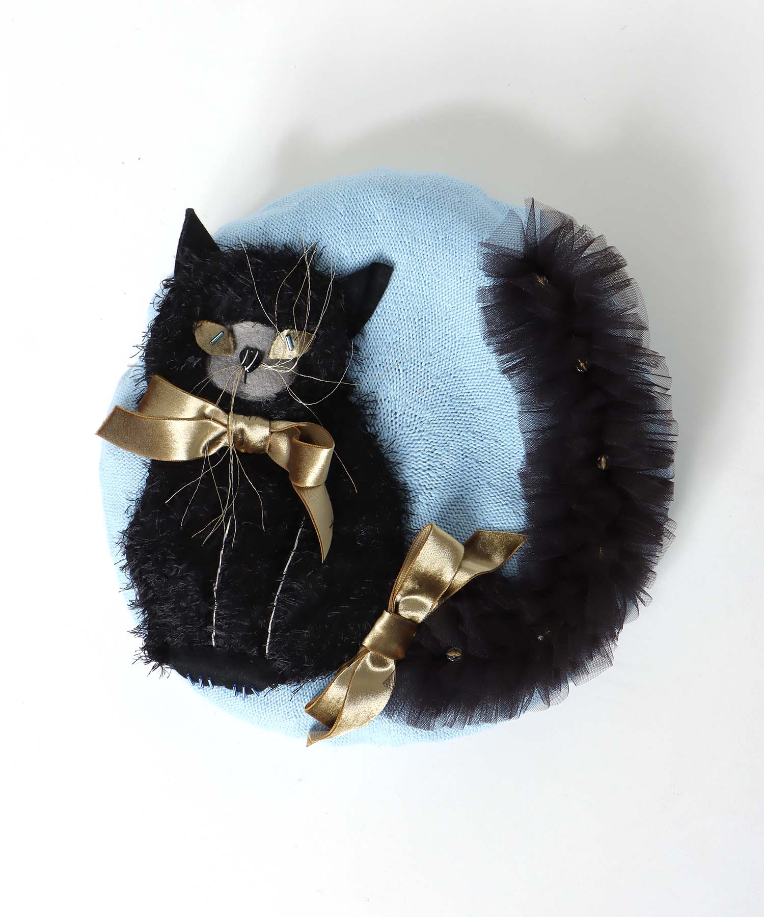 一部店舗WEB限定/  夏毛のシャムNECOベレー帽