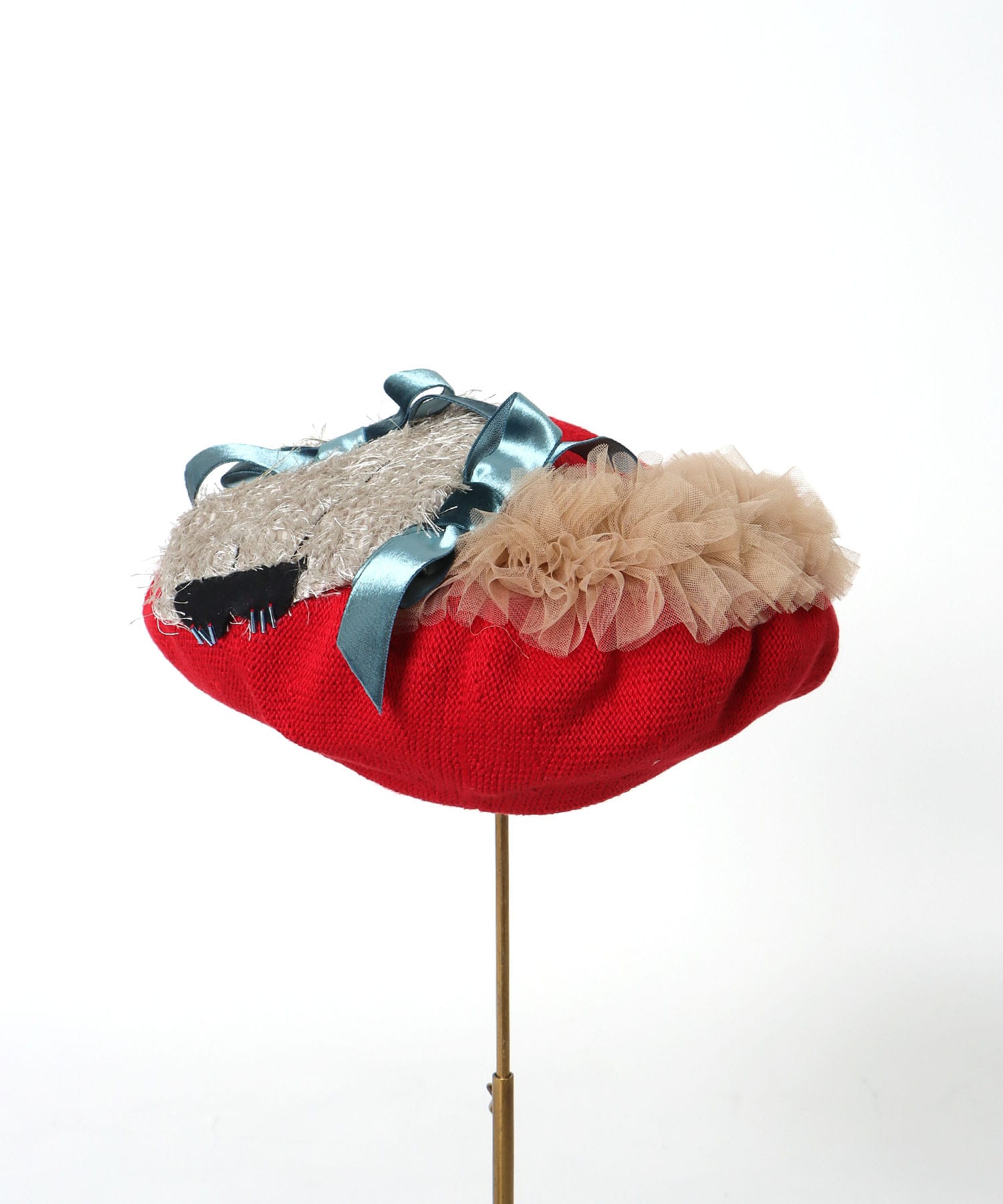 一部店舗WEB限定/  夏毛のシャムNECOベレー帽