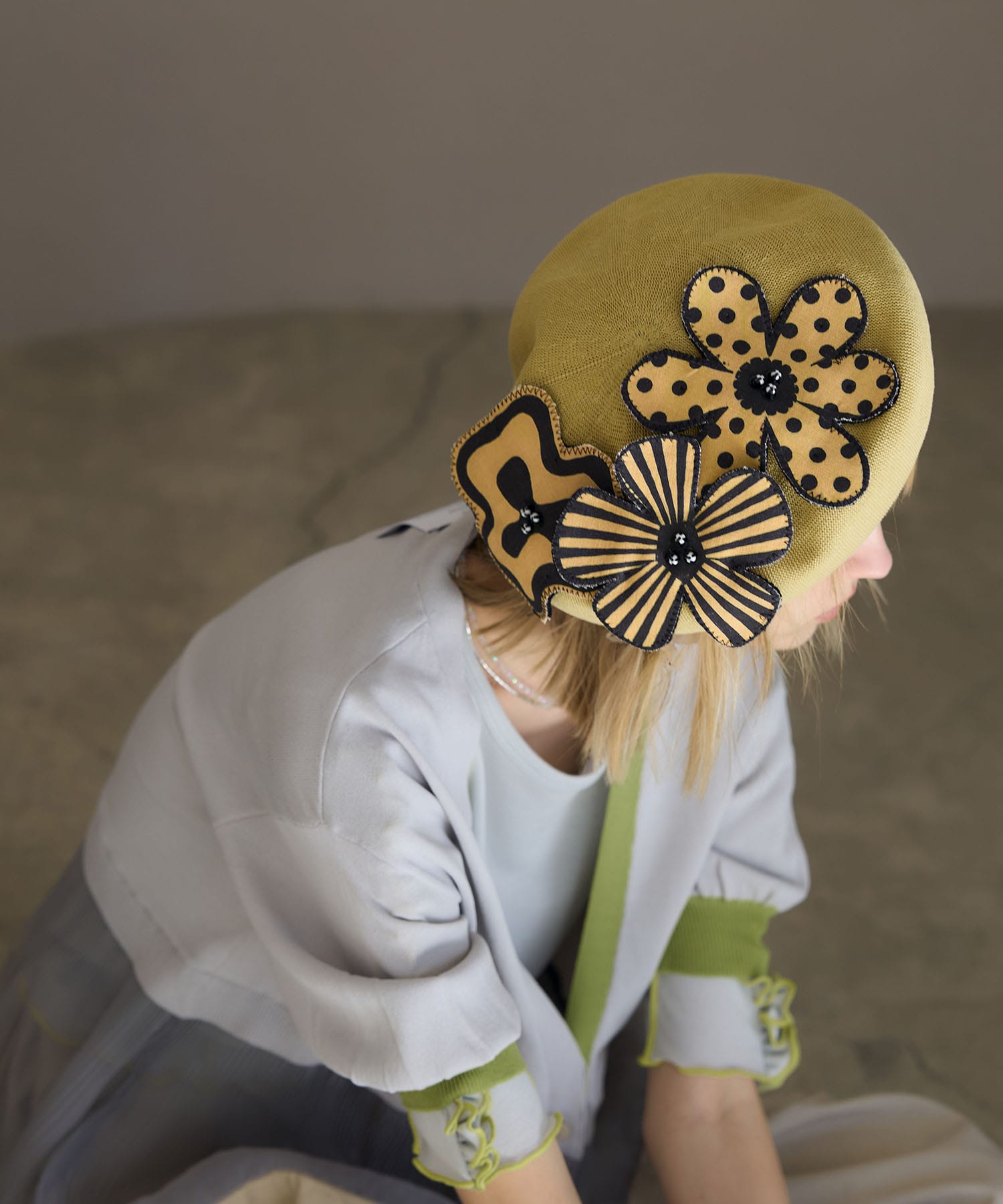 WEB・一部店舗限定販売/ フラワーサーモベレー帽