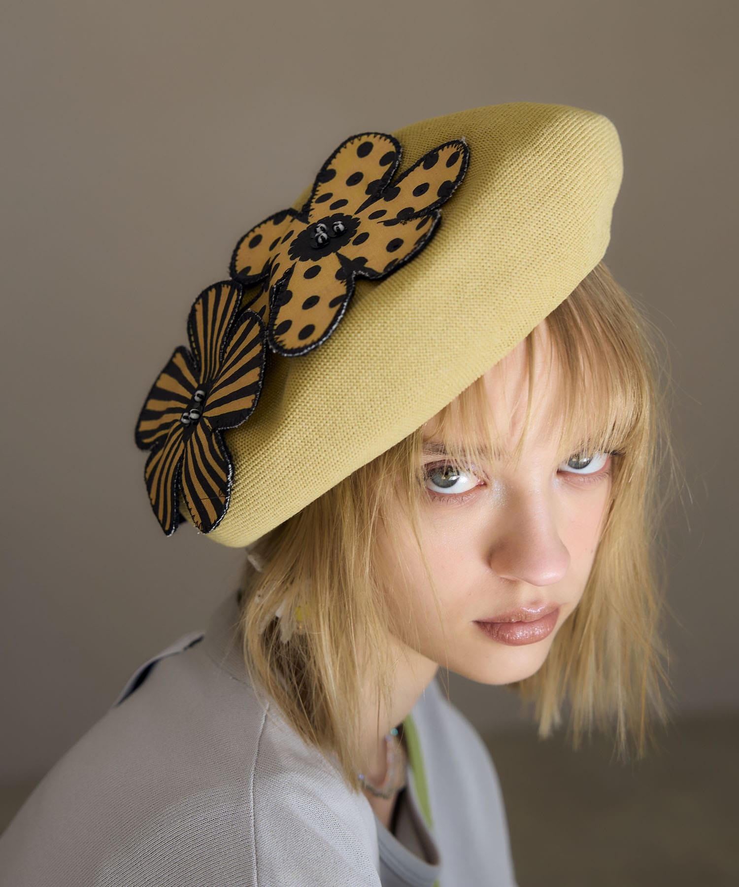 WEB・一部店舗限定販売/ フラワーサーモベレー帽